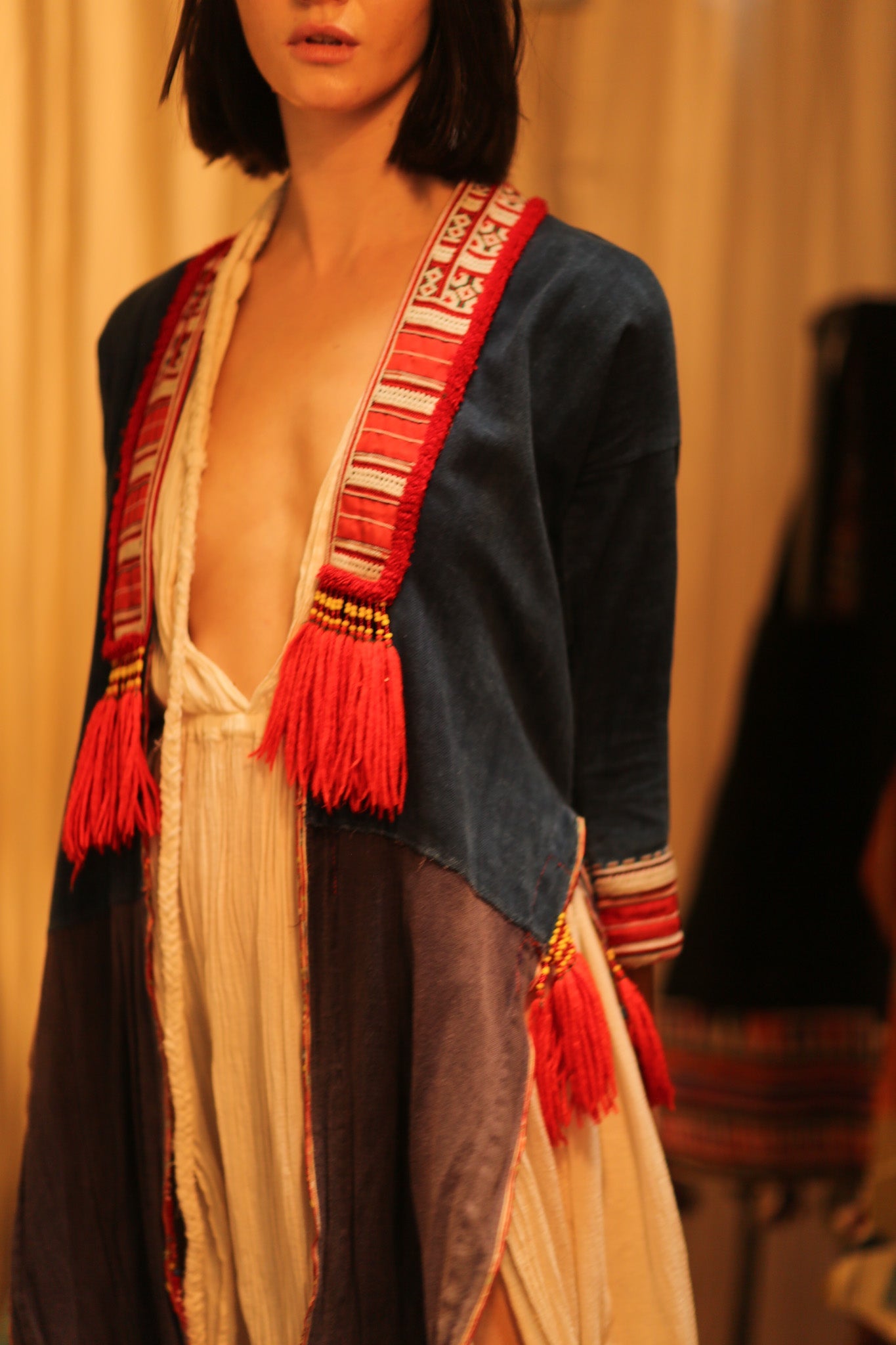 TRIBAL ARTISAN KIMONO RITU - BANGKOK TAILOR CLOTHING STORE - HANDMADE CLOTHING