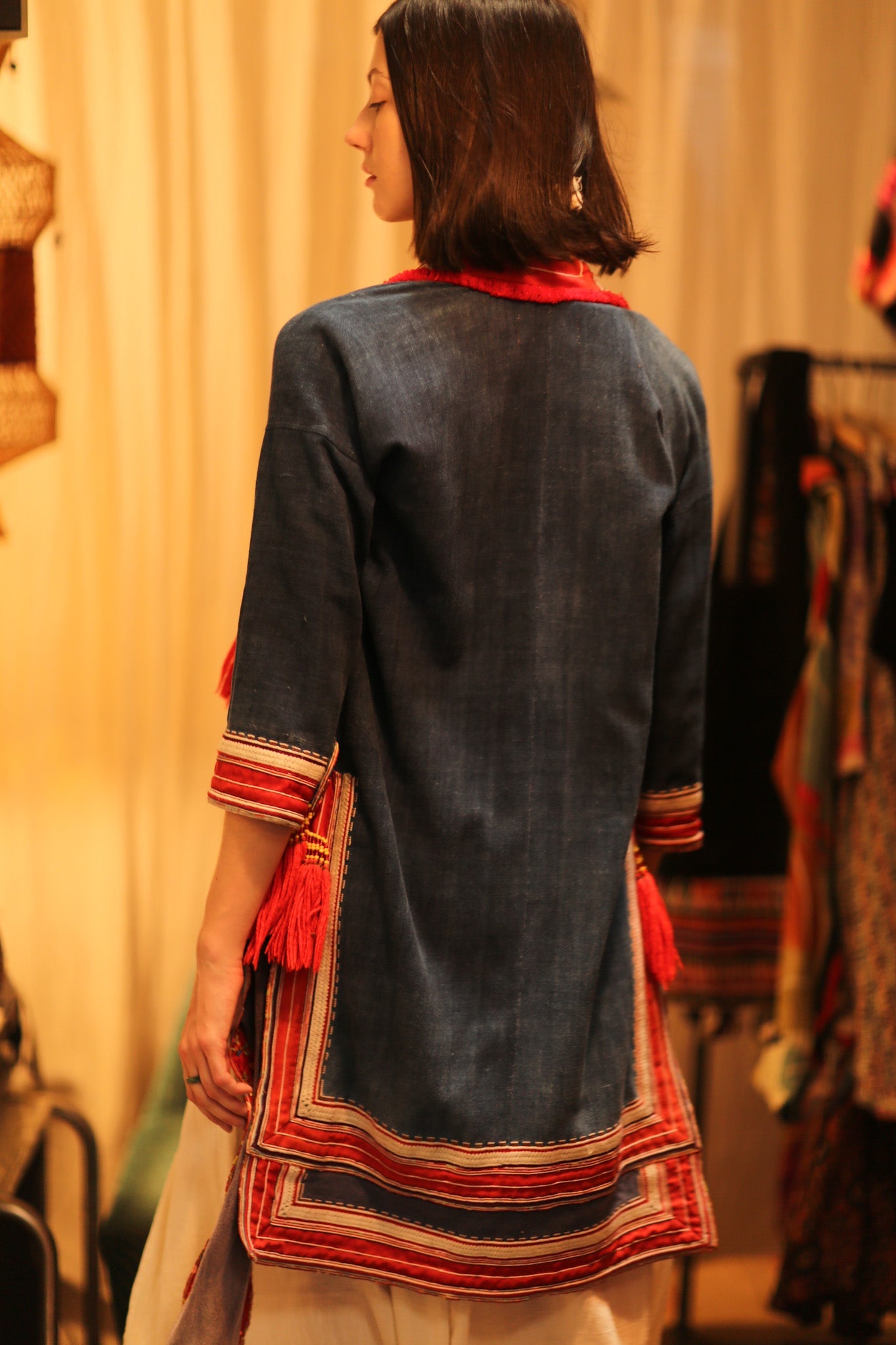 TRIBAL ARTISAN KIMONO RITU - BANGKOK TAILOR CLOTHING STORE - HANDMADE CLOTHING