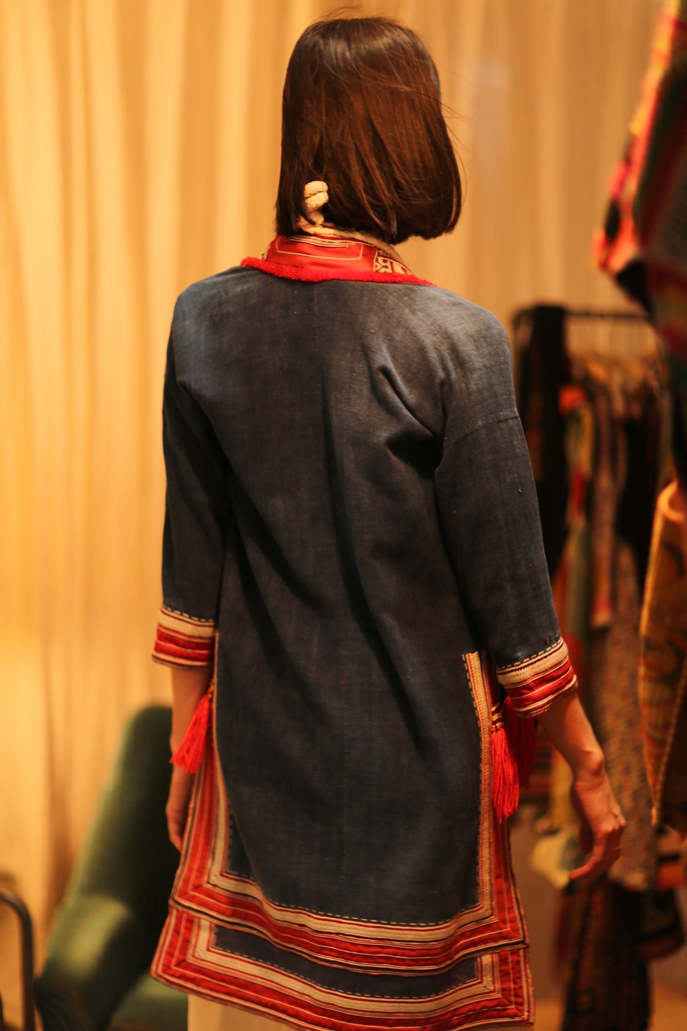 TRIBAL ARTISAN KIMONO RITU - BANGKOK TAILOR CLOTHING STORE - HANDMADE CLOTHING