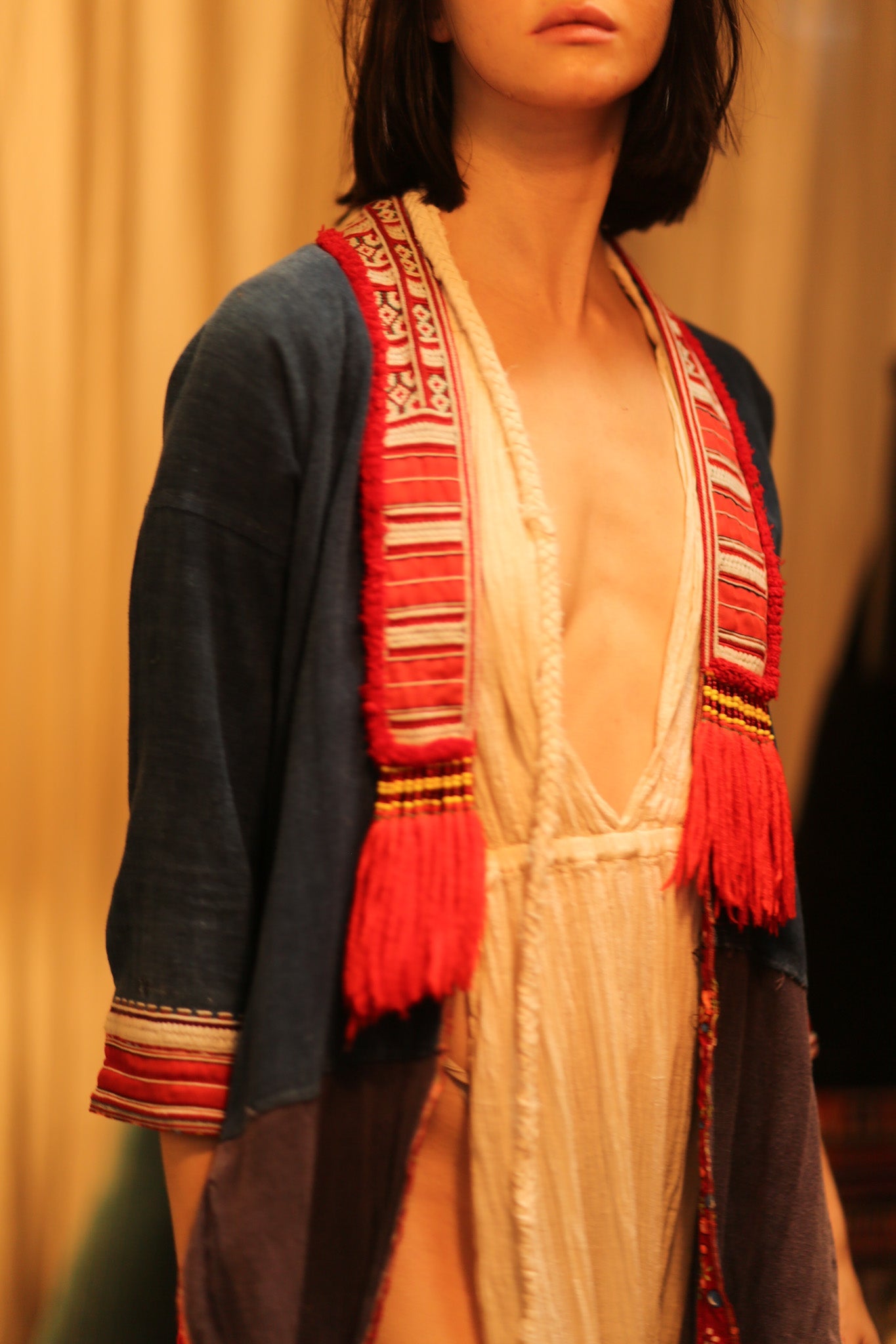 TRIBAL ARTISAN KIMONO RITU - BANGKOK TAILOR CLOTHING STORE - HANDMADE CLOTHING