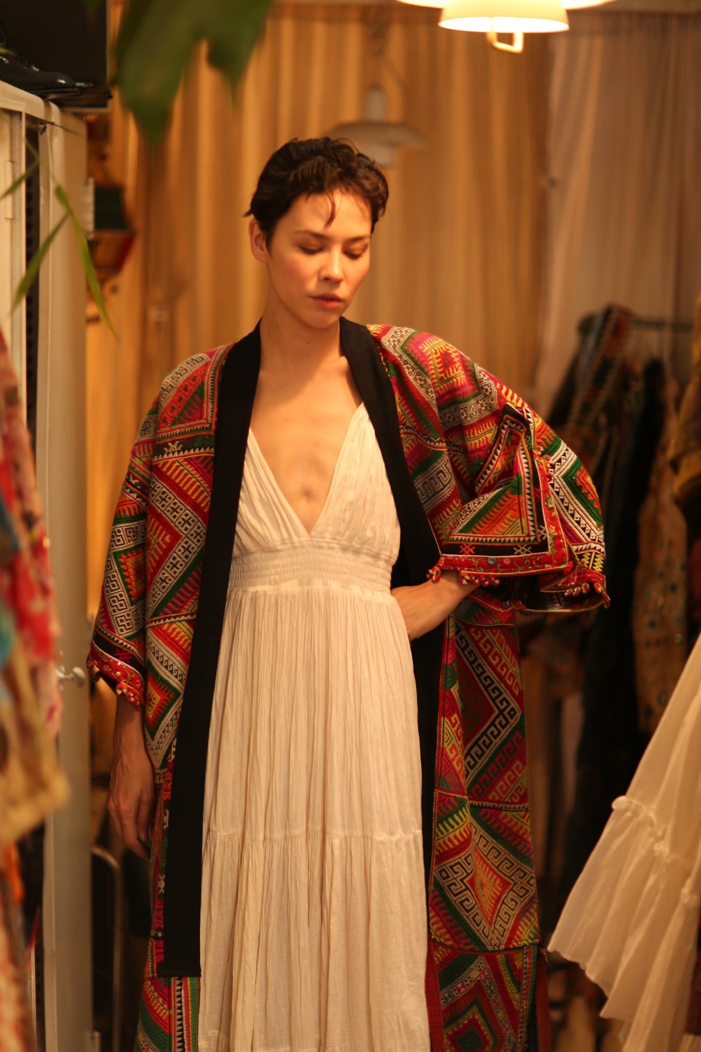 TRIBAL COAT DUSTER BILAL - BANGKOK TAILOR CLOTHING STORE - HANDMADE CLOTHING