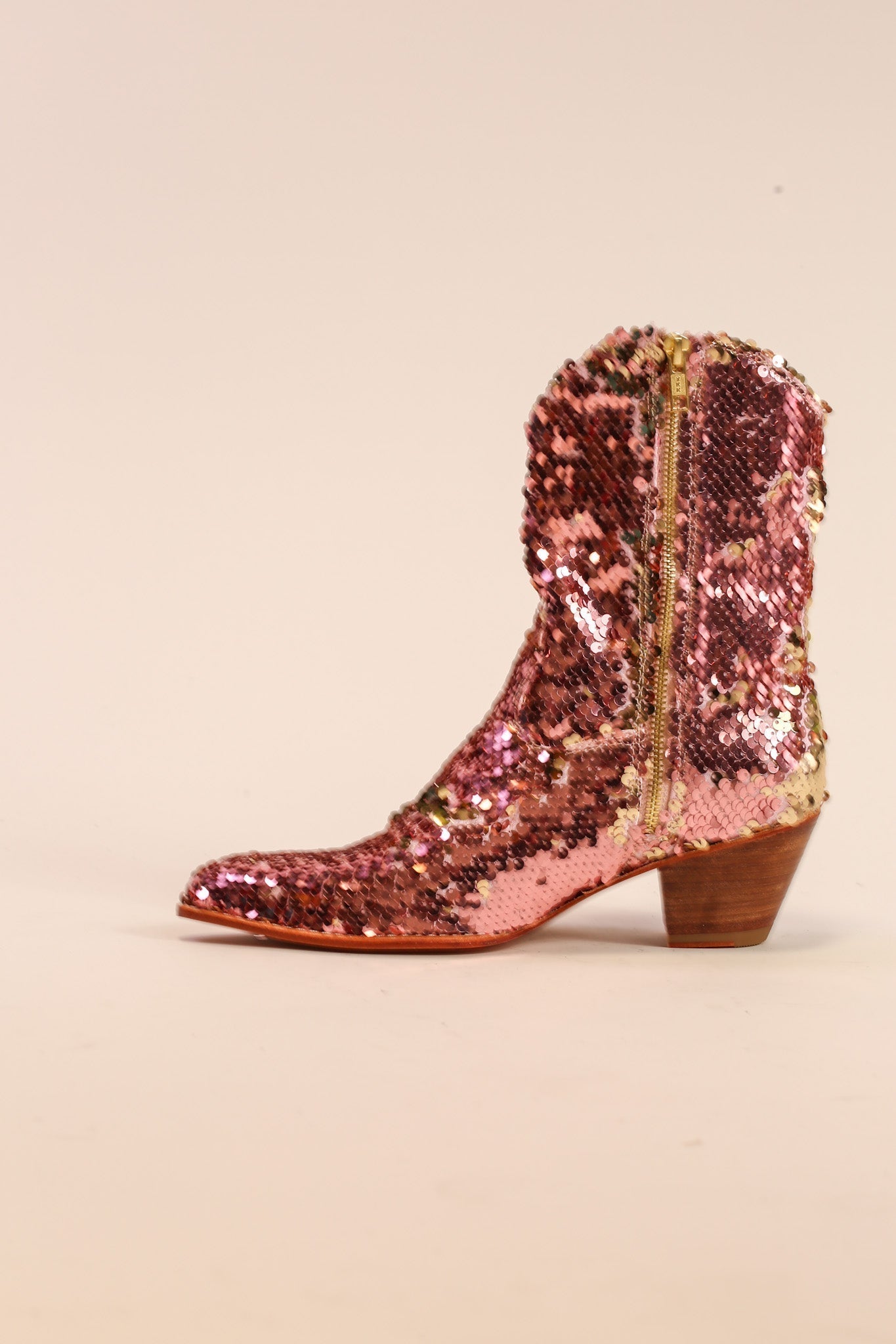 TWO TONE SEQUIN BOOTS TAHSI - BANGKOK TAILOR CLOTHING STORE - HANDMADE CLOTHING