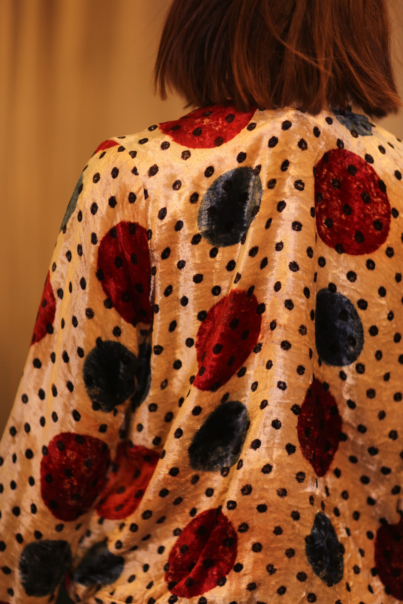 VELVET BOMBER JACKET FMOON - BANGKOK TAILOR CLOTHING STORE - HANDMADE CLOTHING