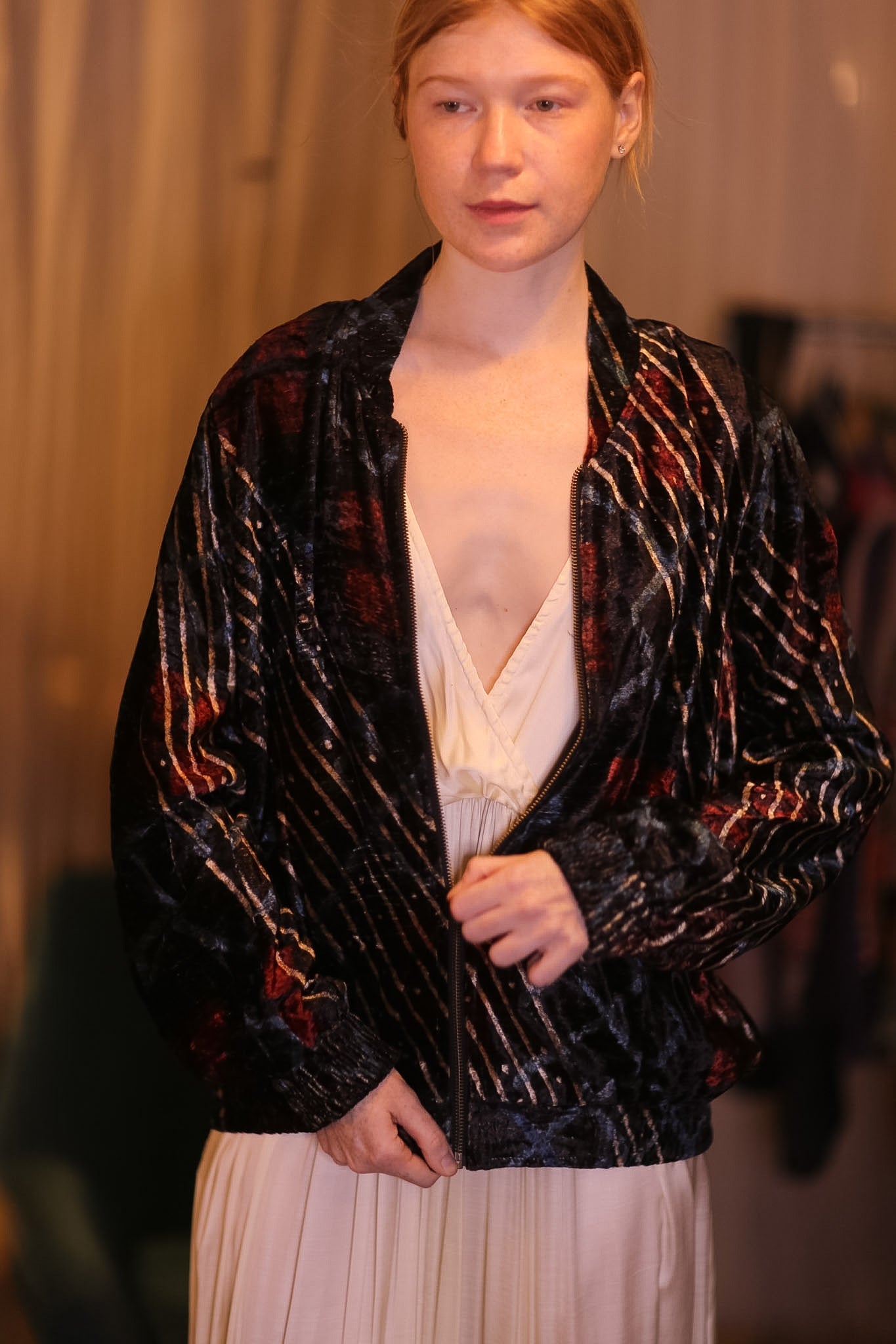 VELVET BOMBER JACKET NANKYO - BANGKOK TAILOR CLOTHING STORE - HANDMADE CLOTHING