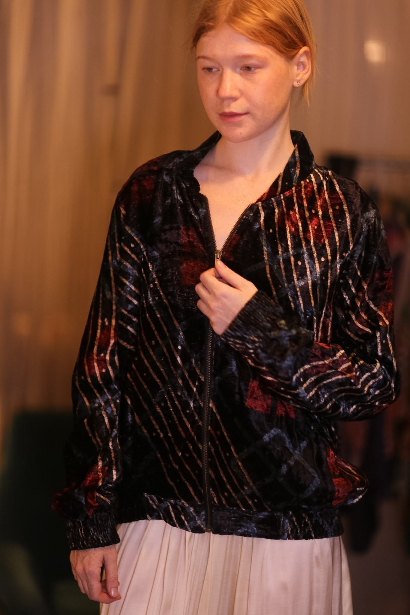 VELVET BOMBER JACKET NANKYO - BANGKOK TAILOR CLOTHING STORE - HANDMADE CLOTHING