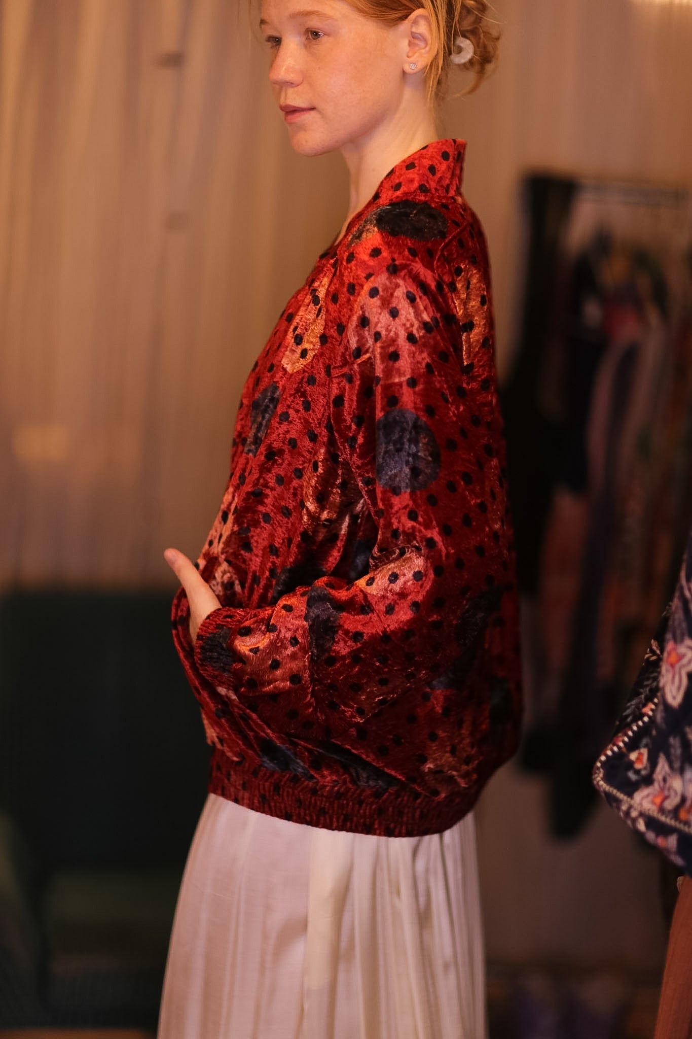 VELVET BOMBER JACKET RMED - BANGKOK TAILOR CLOTHING STORE - HANDMADE CLOTHING