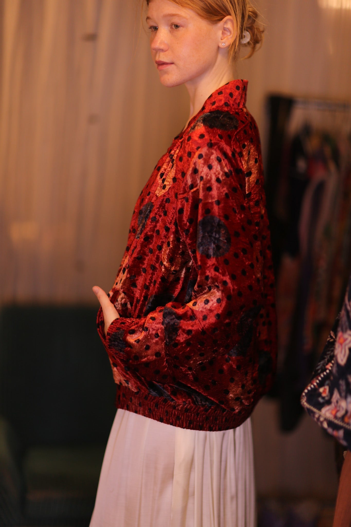 VELVET BOMBER JACKET RMED - BANGKOK TAILOR CLOTHING STORE - HANDMADE CLOTHING