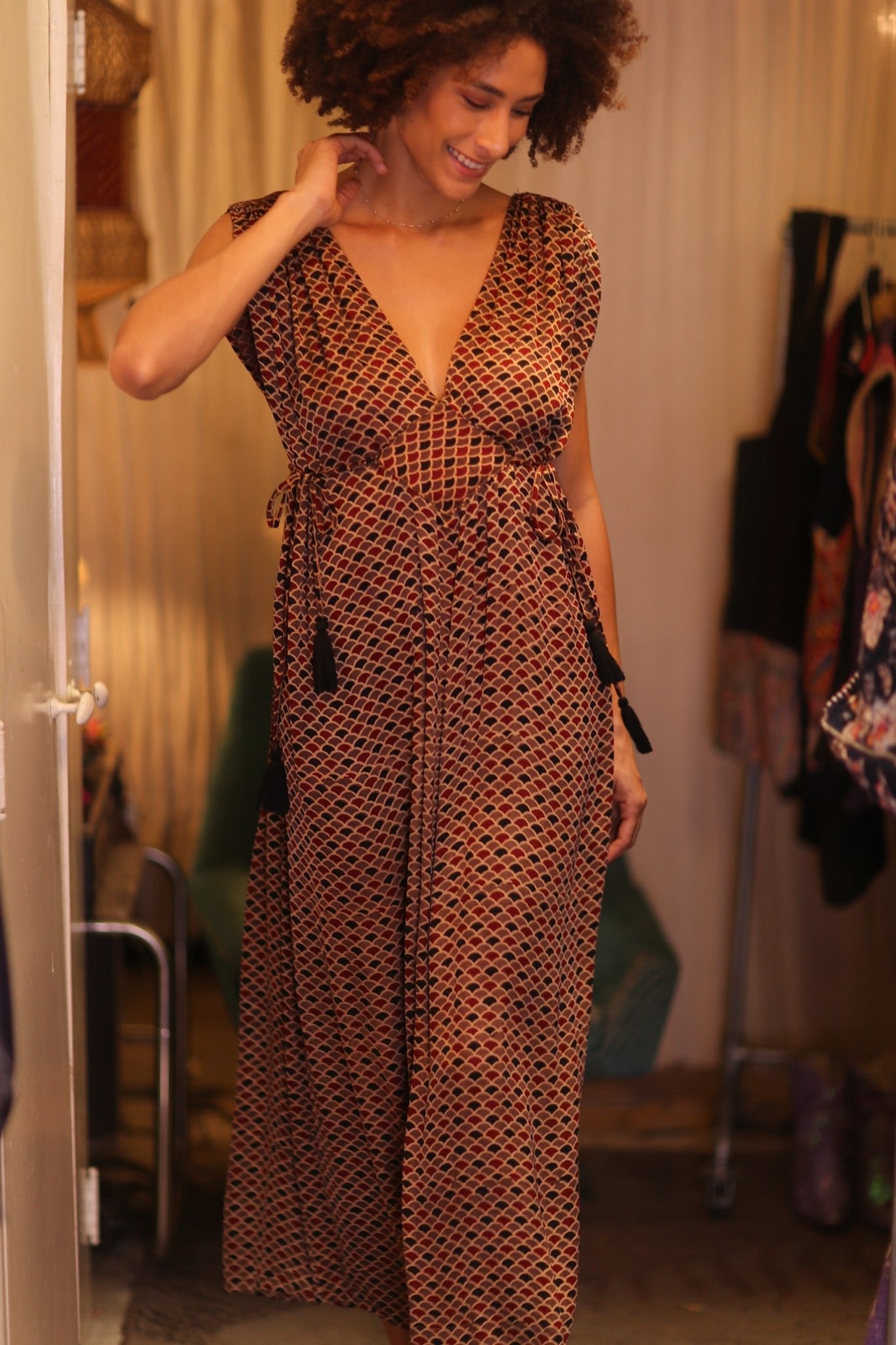 VICTORIA SILK AIRA DRESS - BANGKOK TAILOR CLOTHING STORE - HANDMADE CLOTHING