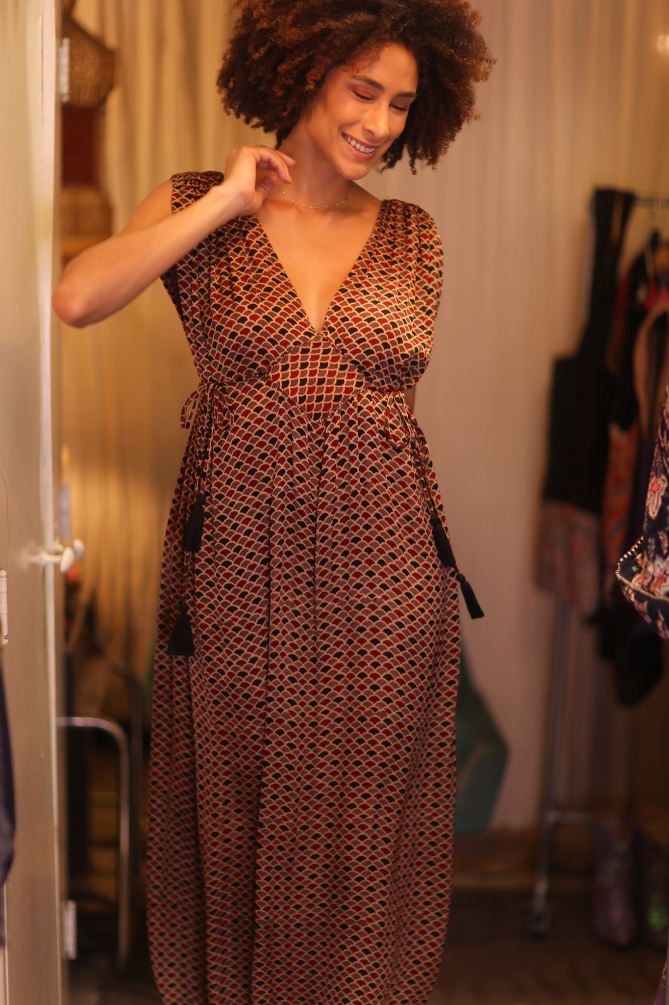 VICTORIA SILK AIRA DRESS - BANGKOK TAILOR CLOTHING STORE - HANDMADE CLOTHING