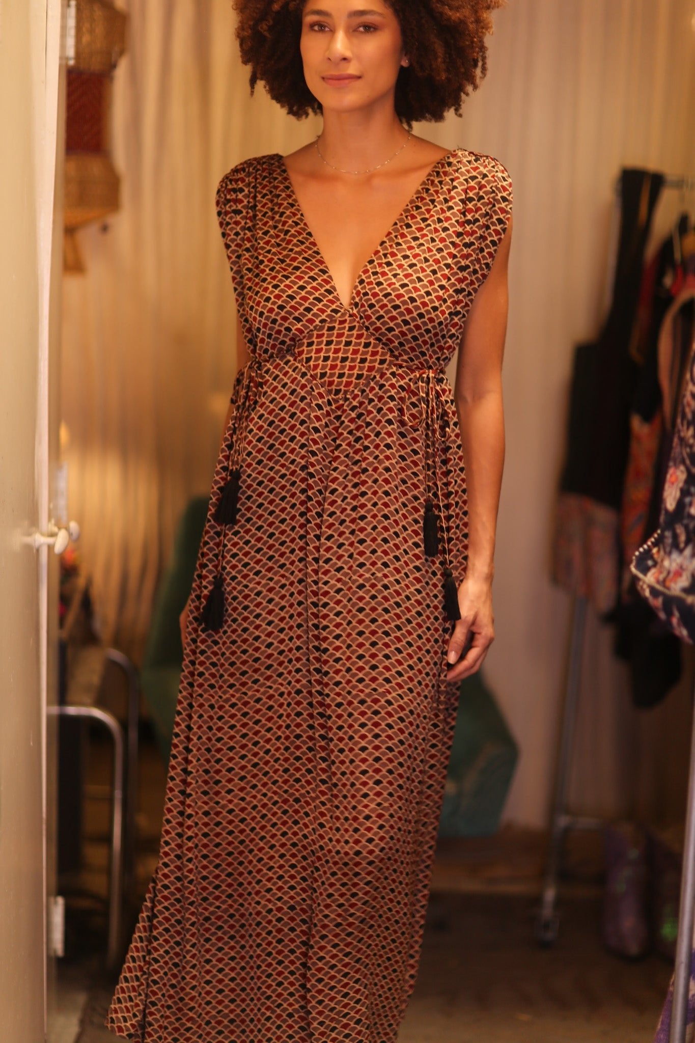 VICTORIA SILK AIRA DRESS - BANGKOK TAILOR CLOTHING STORE - HANDMADE CLOTHING