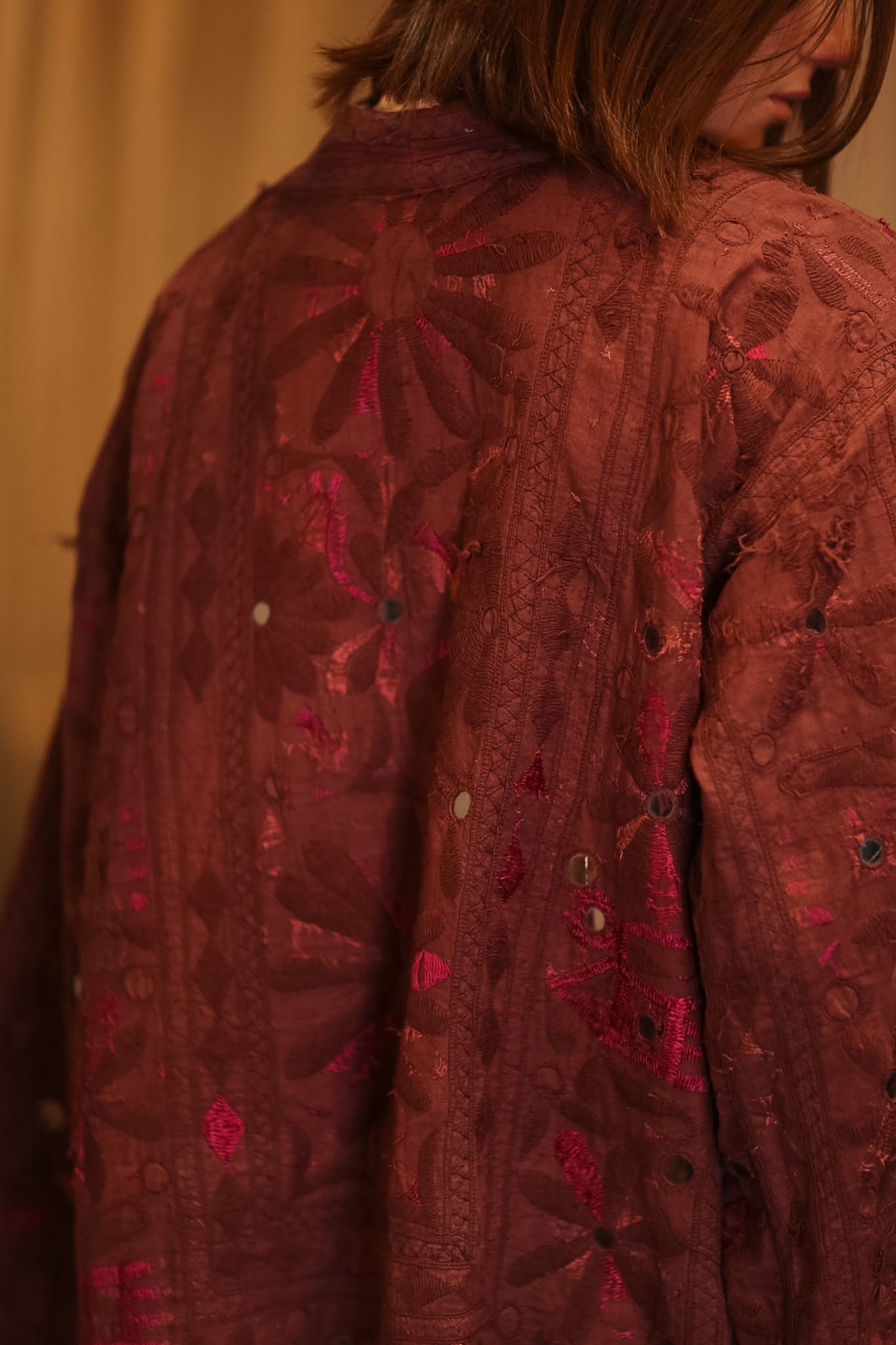 VINTAGE STYLE SHORT KIMONO PADAMYA - BANGKOK TAILOR CLOTHING STORE - HANDMADE CLOTHING