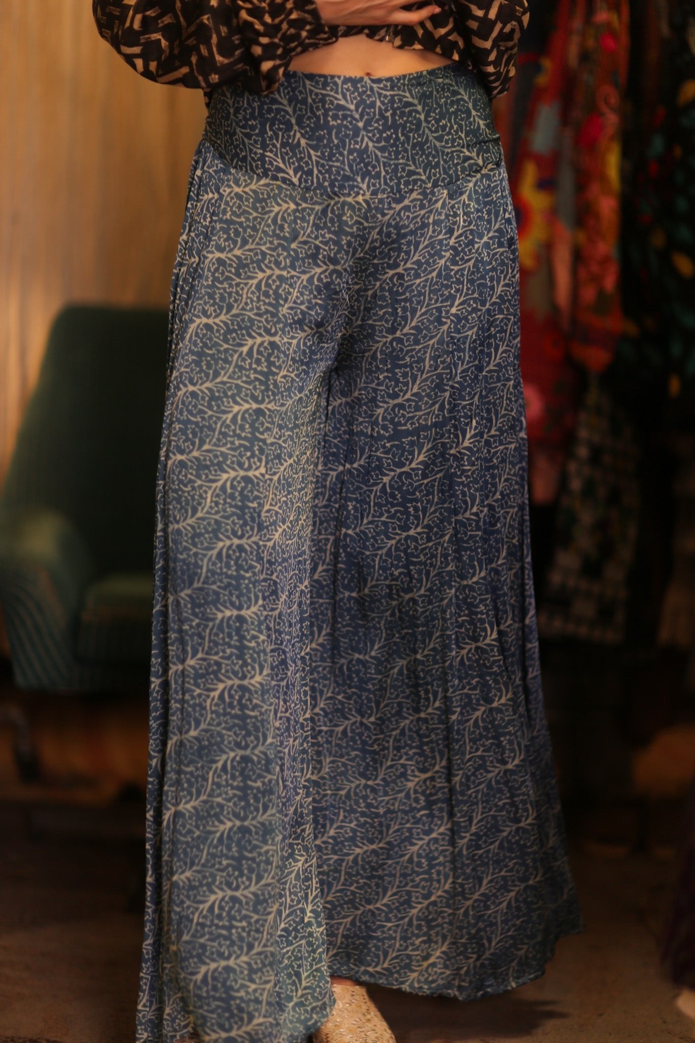 WILD SILK PANTS DORA - BANGKOK TAILOR CLOTHING STORE - HANDMADE CLOTHING