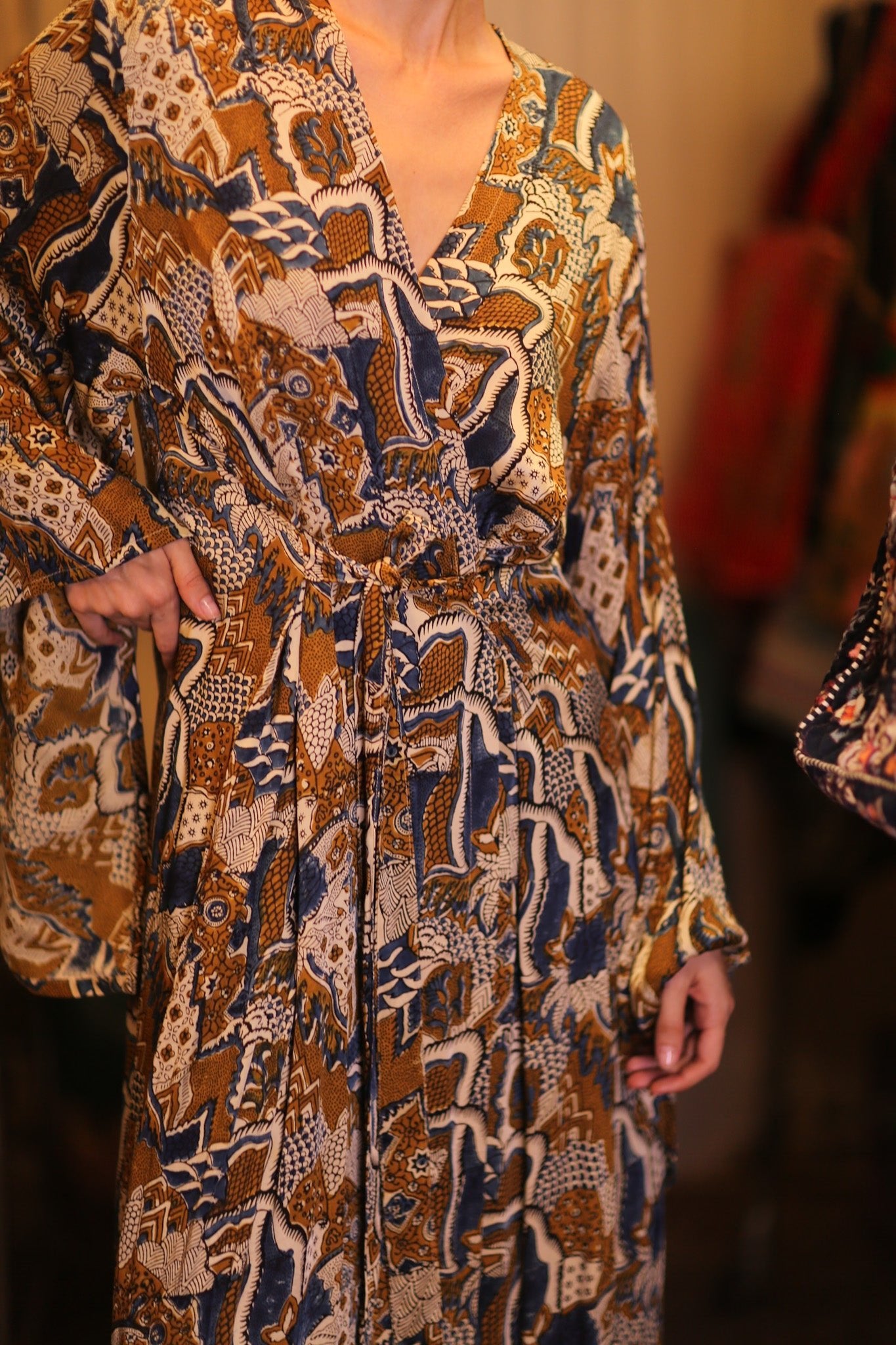 WING KIMONO PINA AZURA - BANGKOK TAILOR CLOTHING STORE - HANDMADE CLOTHING