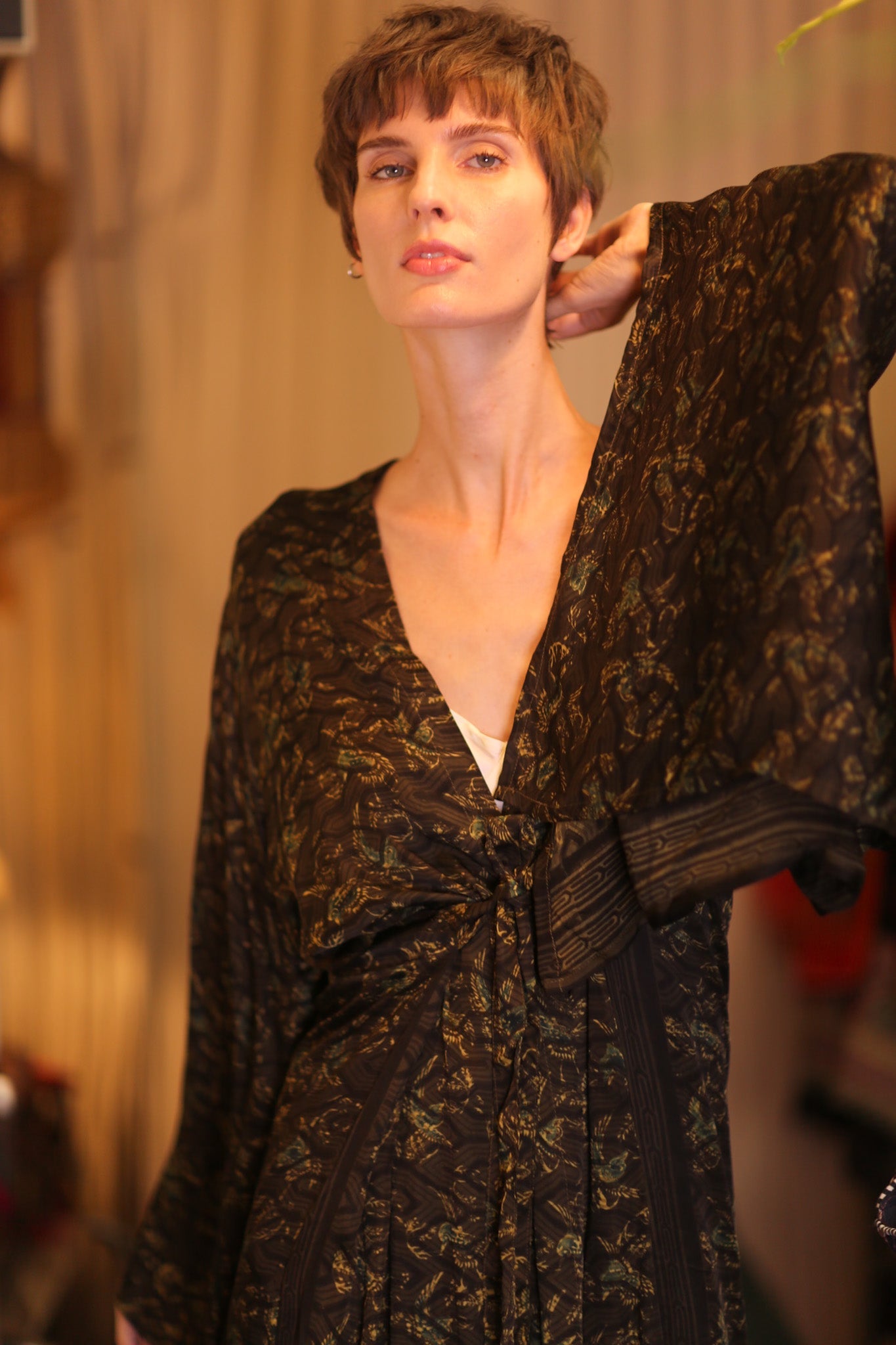 WING KIMONO PINA ZAFIRA - BANGKOK TAILOR CLOTHING STORE - HANDMADE CLOTHING