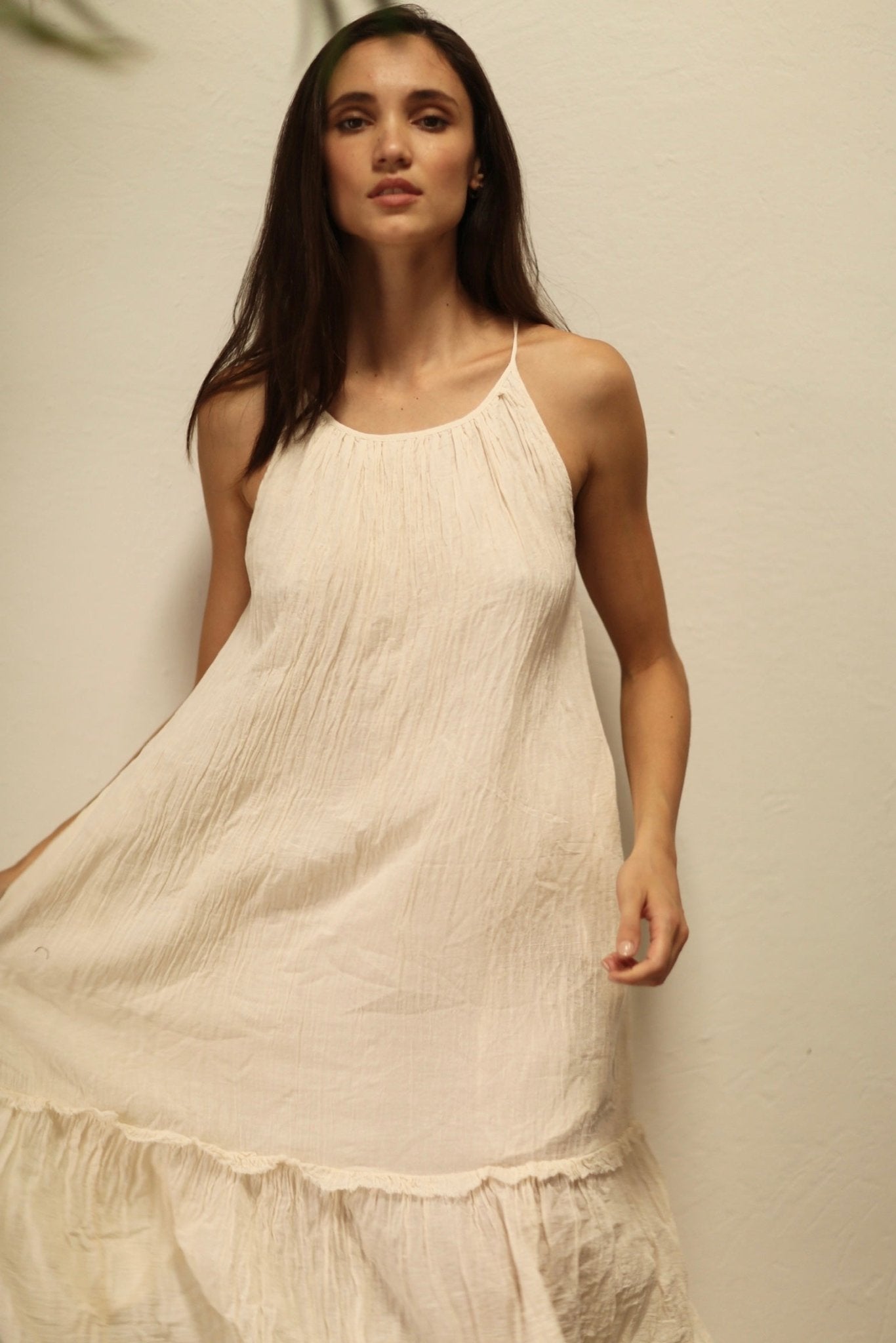 ARIADNE COTTON DRESS - BANGKOK TAILOR CLOTHING STORE - HANDMADE CLOTHING