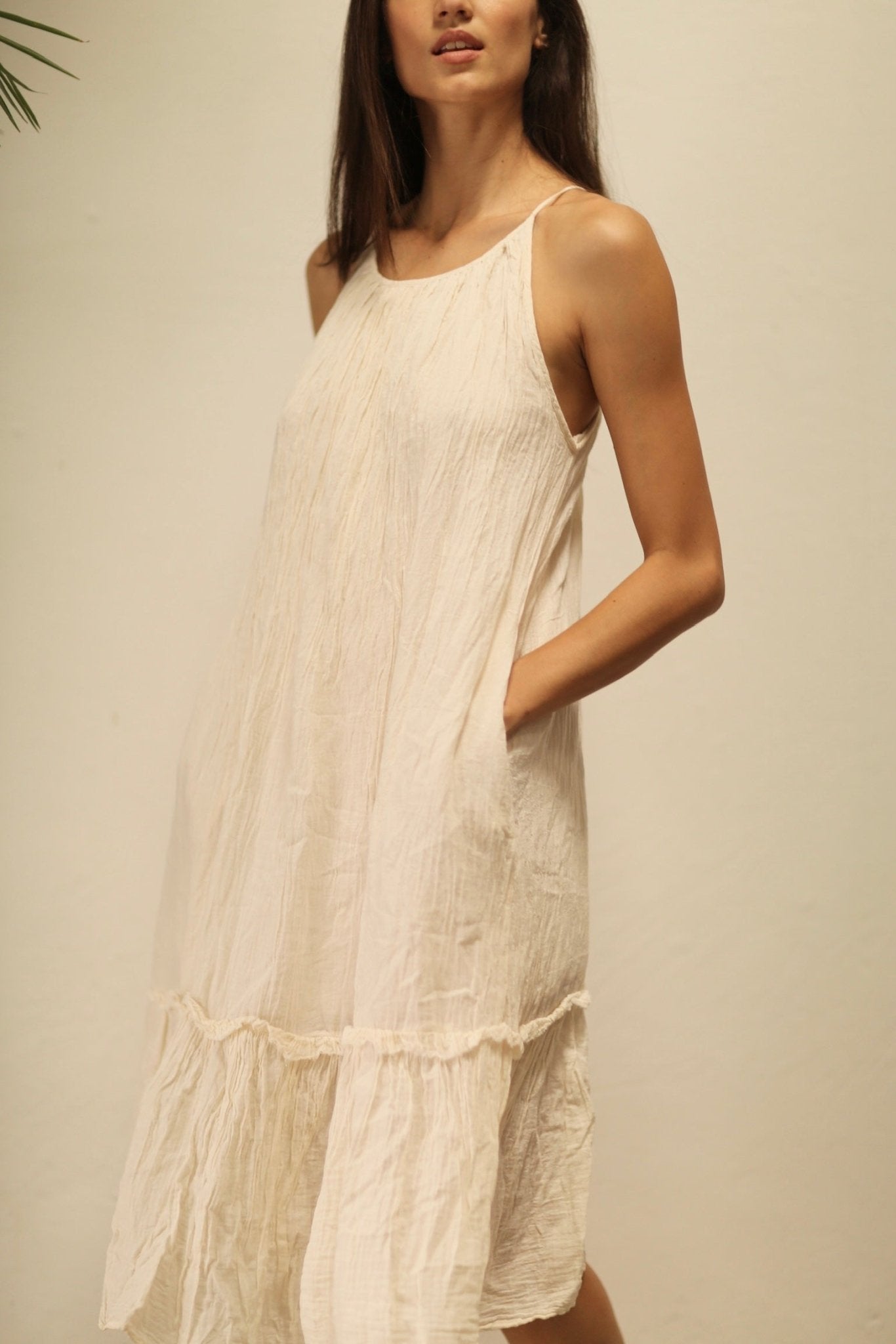 ARIADNE COTTON DRESS - BANGKOK TAILOR CLOTHING STORE - HANDMADE CLOTHING