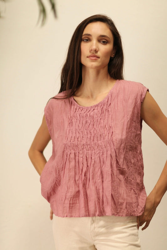 ATHENA COTTON TOP - BANGKOK TAILOR CLOTHING STORE - HANDMADE CLOTHING