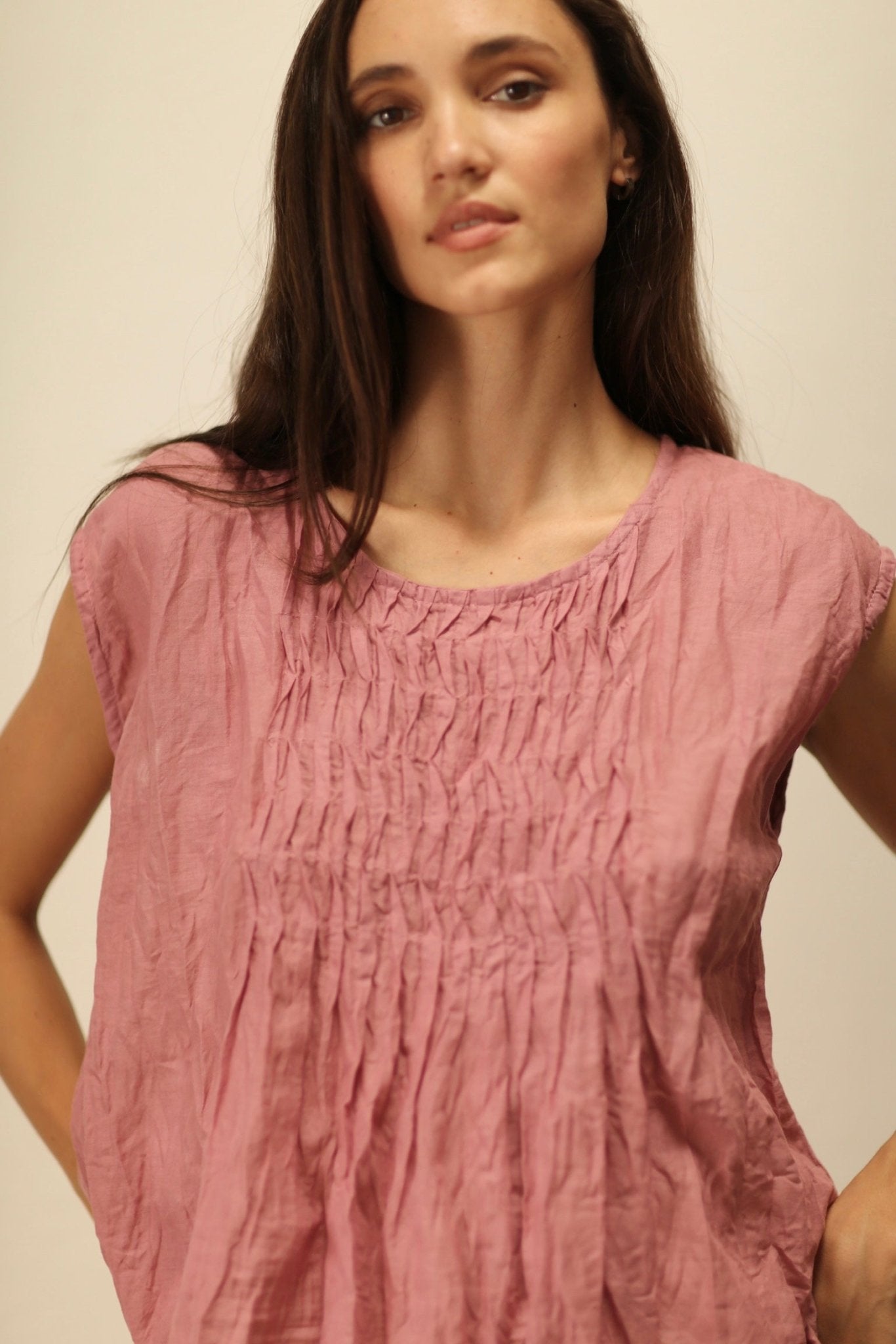 ATHENA COTTON TOP - BANGKOK TAILOR CLOTHING STORE - HANDMADE CLOTHING