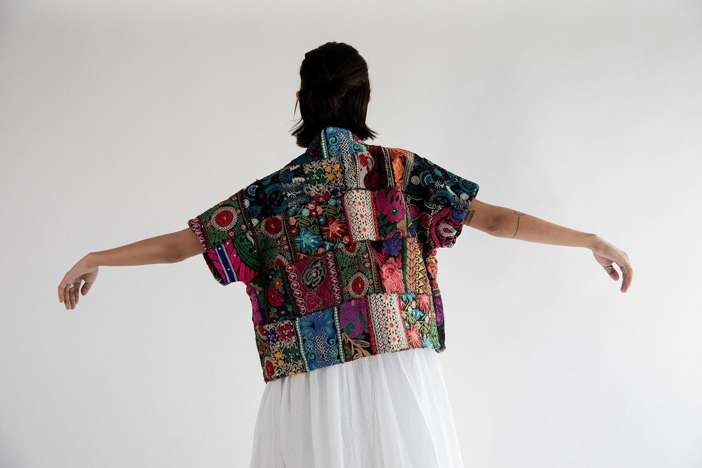 Bolero Kimono Jacket Echo - BANGKOK TAILOR CLOTHING STORE - HANDMADE CLOTHING