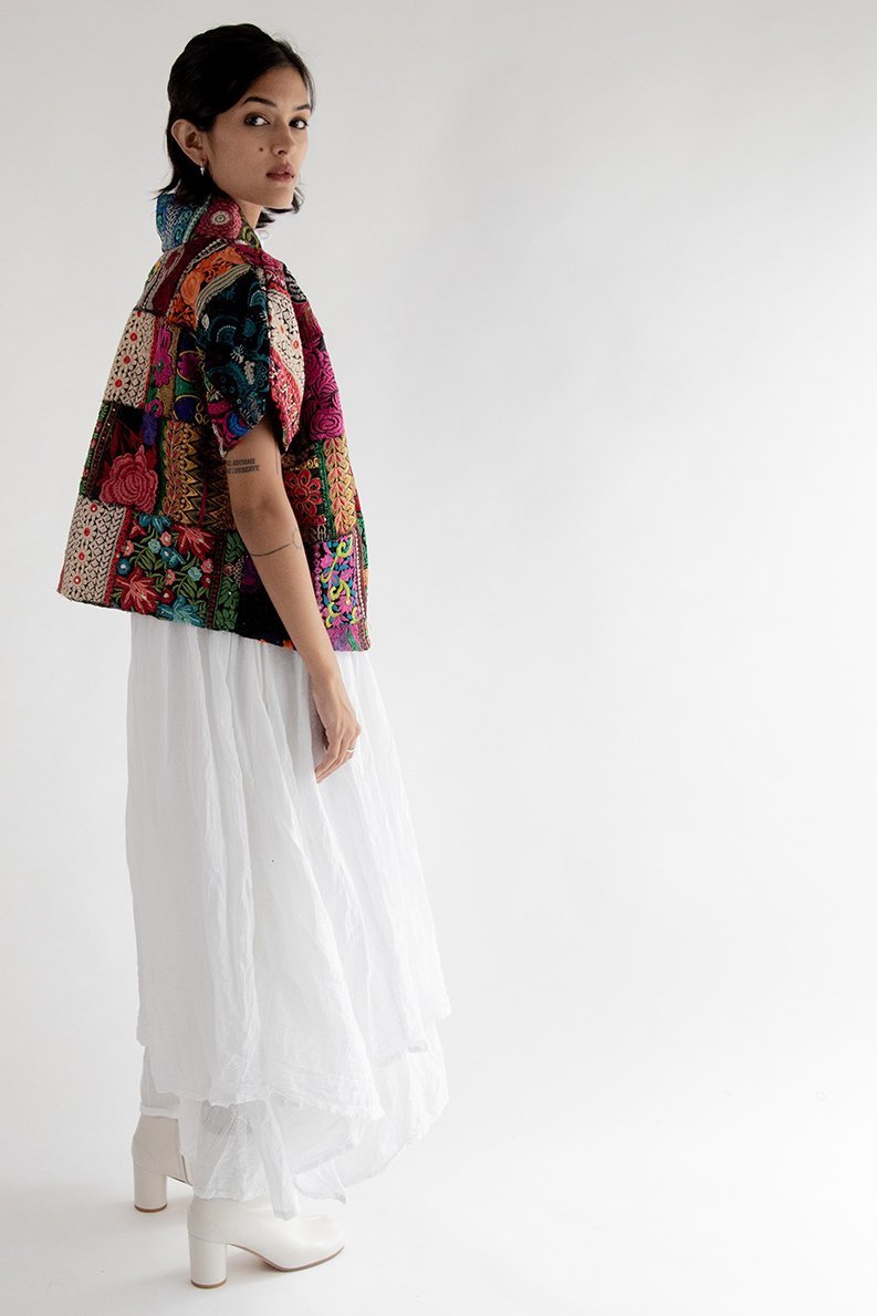 Bolero Kimono Jacket Echo - BANGKOK TAILOR CLOTHING STORE - HANDMADE CLOTHING