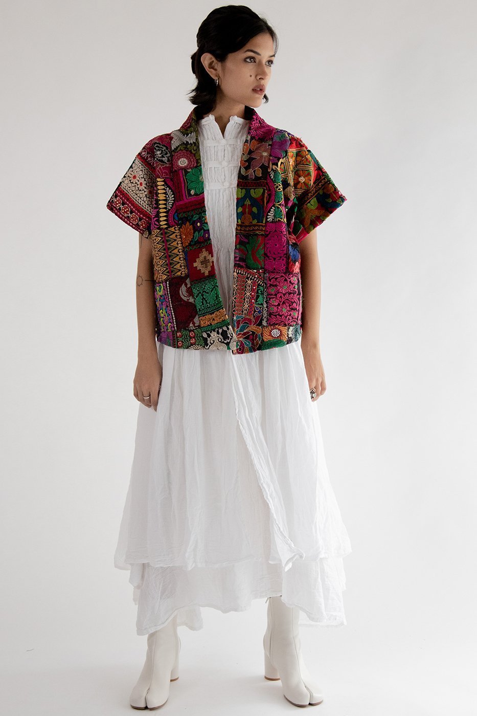 Bolero Kimono Jacket Echo - BANGKOK TAILOR CLOTHING STORE - HANDMADE CLOTHING