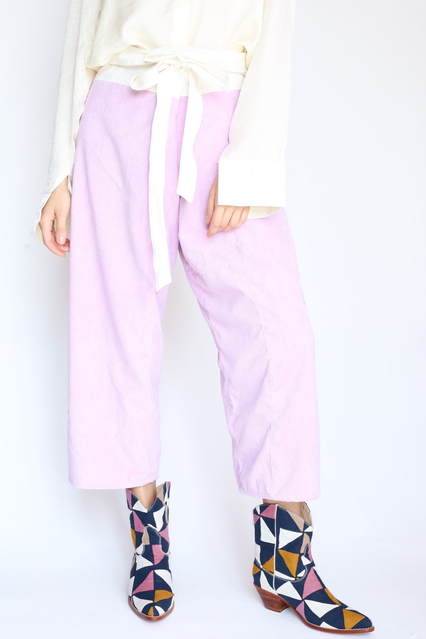 CORDUROY FISHERMAN PANTS TROUSERS - BANGKOK TAILOR CLOTHING STORE - HANDMADE CLOTHING