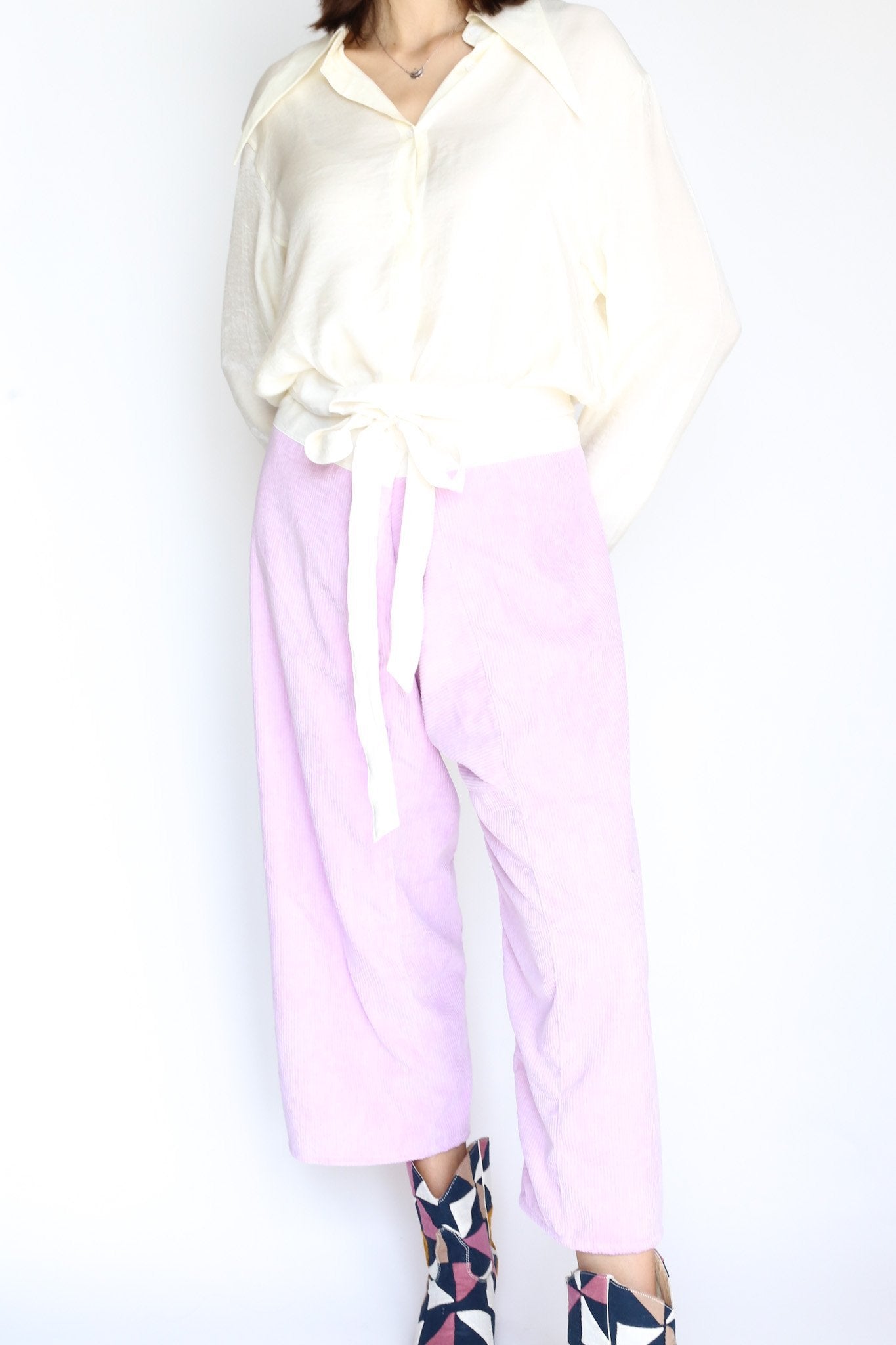 CORDUROY FISHERMAN PANTS TROUSERS - BANGKOK TAILOR CLOTHING STORE - HANDMADE CLOTHING