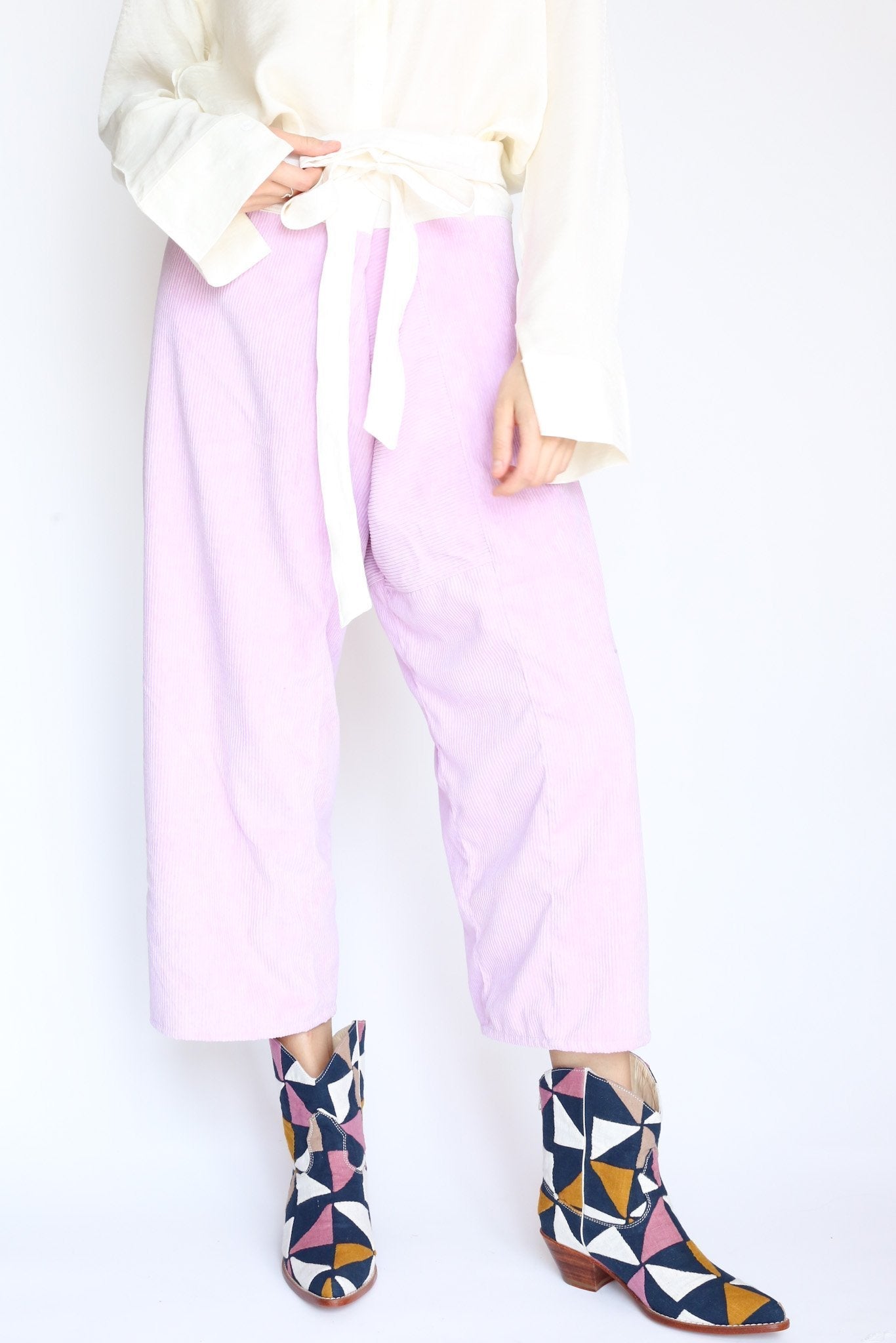 CORDUROY FISHERMAN PANTS TROUSERS - BANGKOK TAILOR CLOTHING STORE - HANDMADE CLOTHING