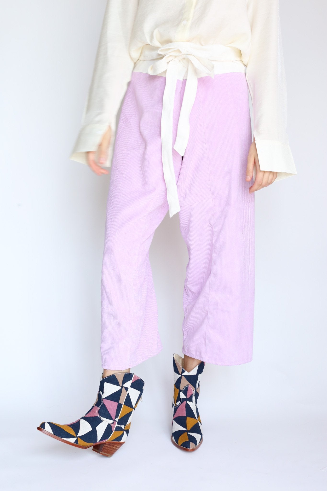 CORDUROY FISHERMAN PANTS TROUSERS - BANGKOK TAILOR CLOTHING STORE - HANDMADE CLOTHING