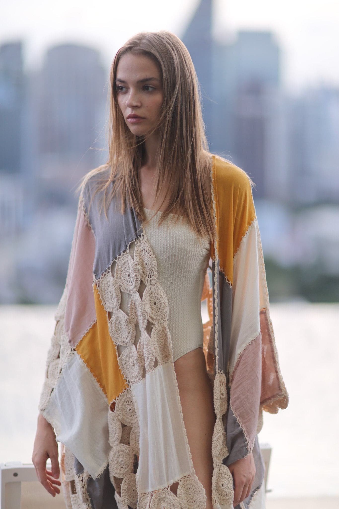 CROCHET KIMONO DUSTER SUNNY - BANGKOK TAILOR CLOTHING STORE - HANDMADE CLOTHING