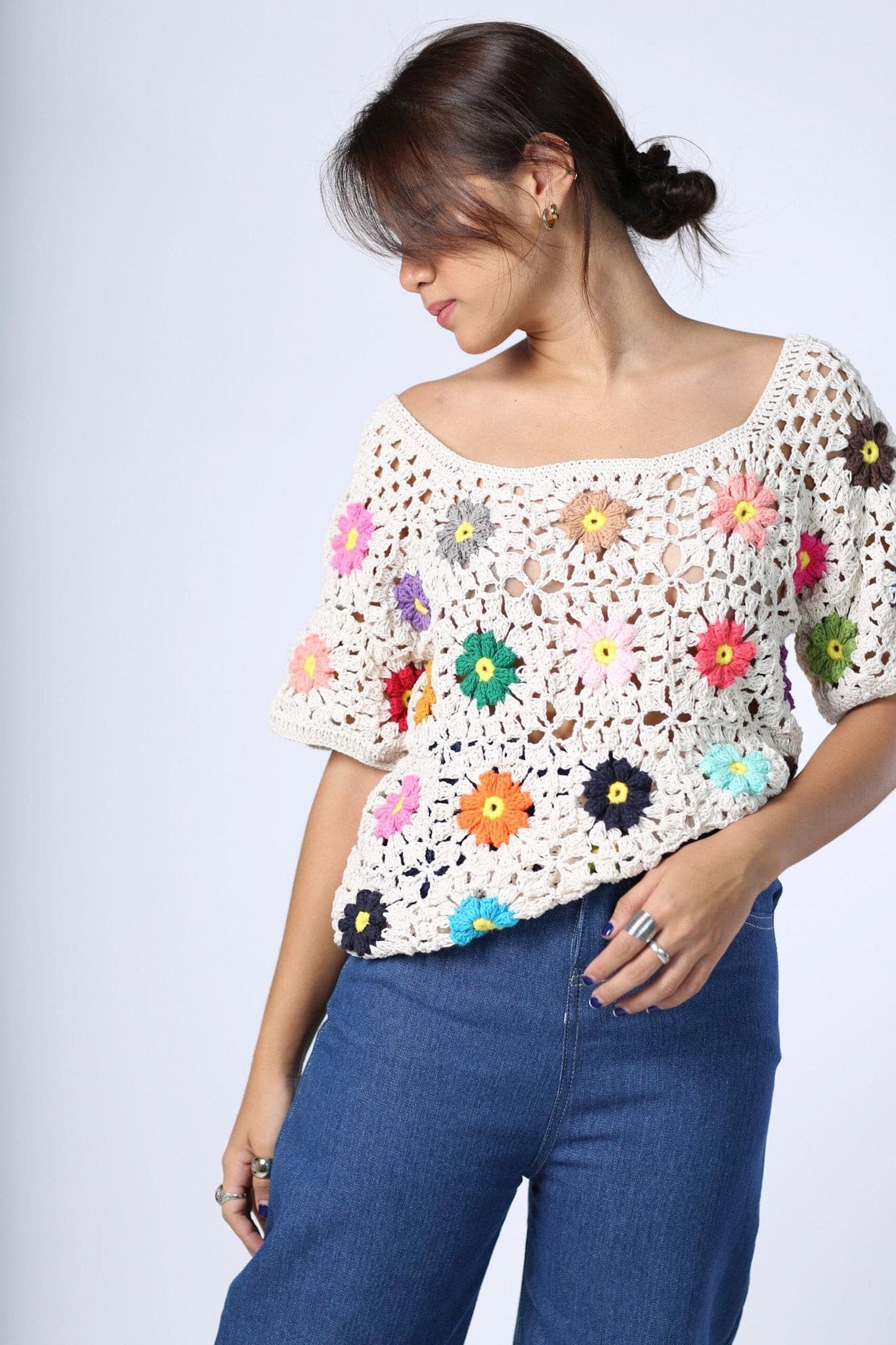 CROCHET TOP TAPPY - BANGKOK TAILOR CLOTHING STORE - HANDMADE CLOTHING