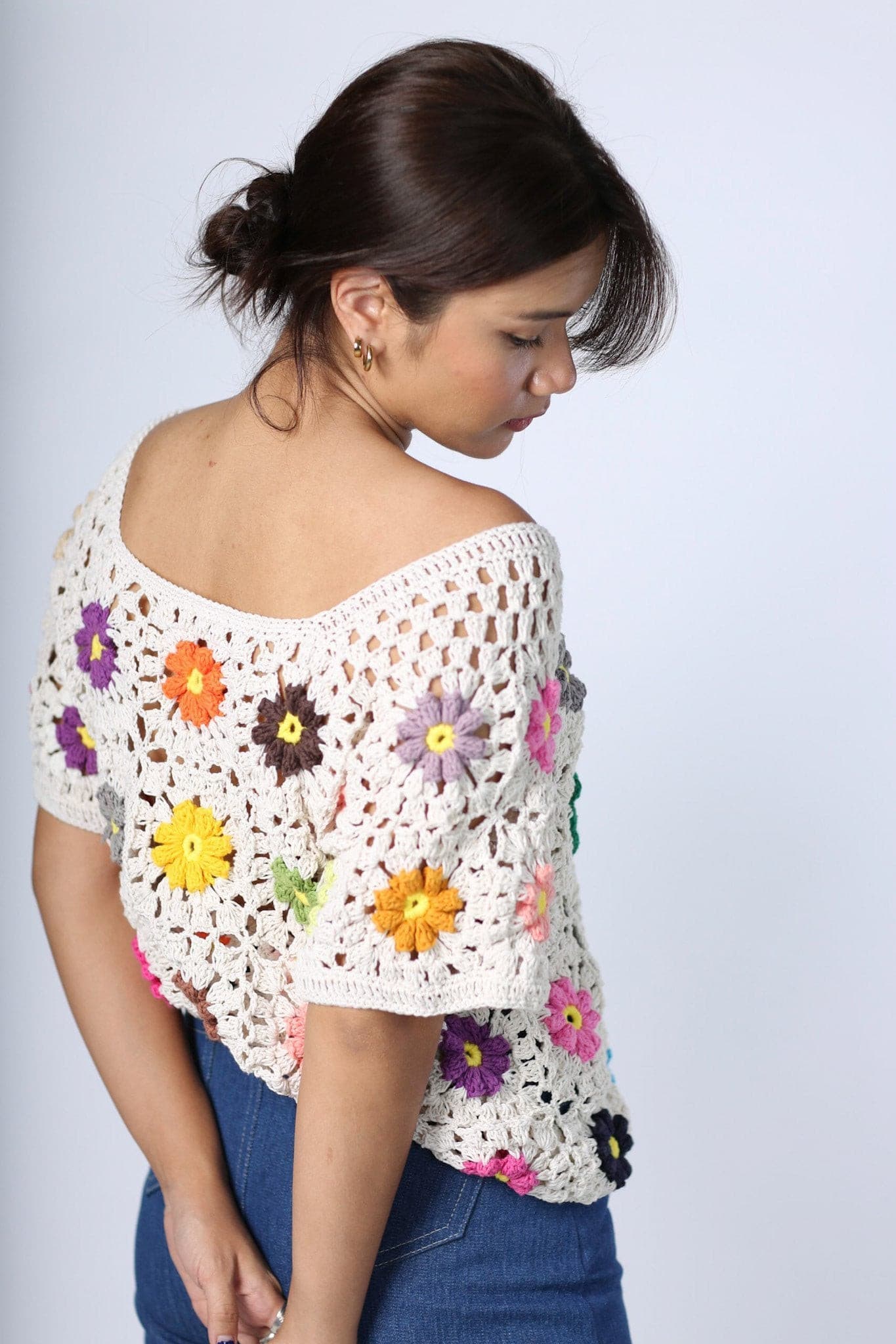 CROCHET TOP TAPPY - BANGKOK TAILOR CLOTHING STORE - HANDMADE CLOTHING