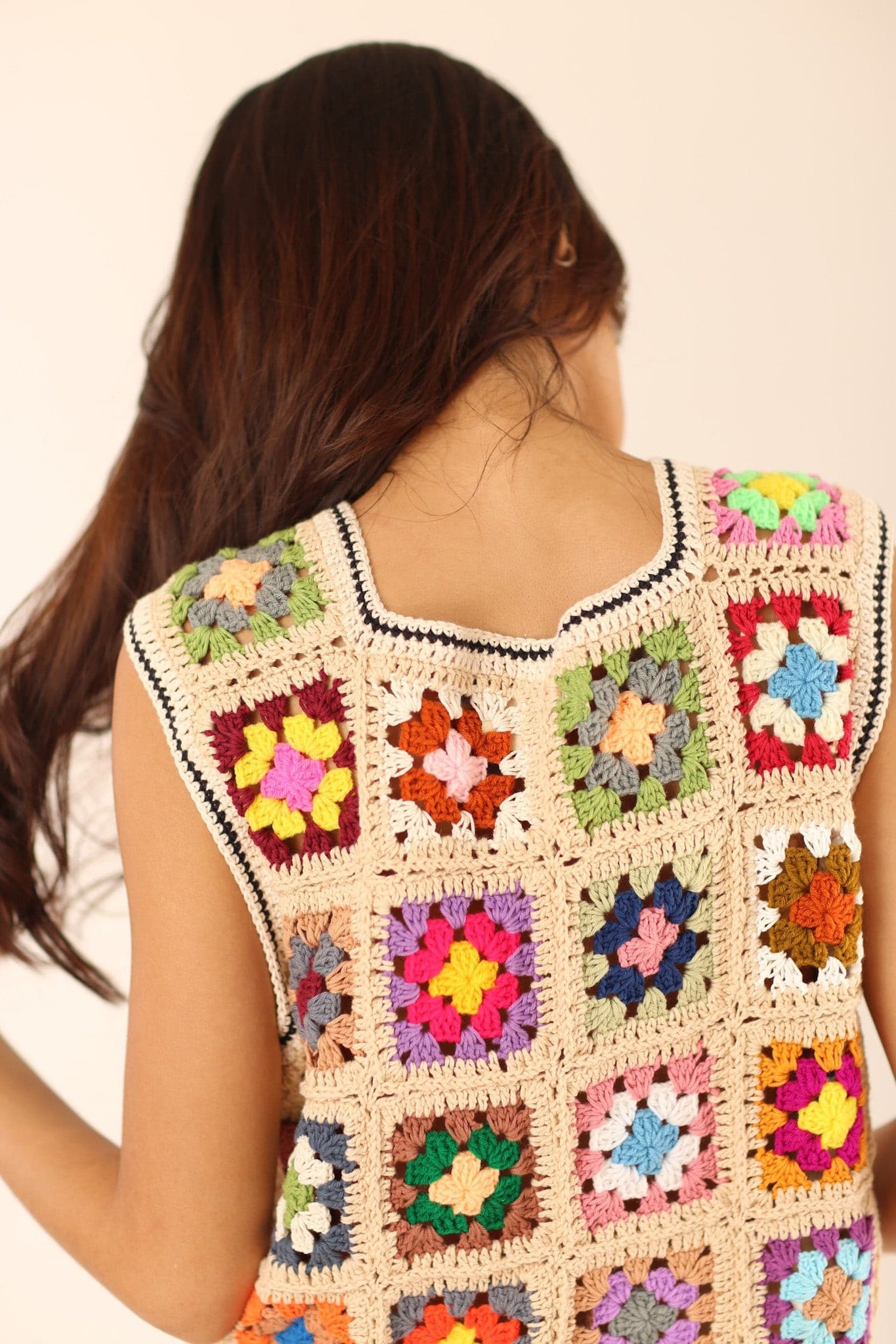 CROCHET VEST JULIE - BANGKOK TAILOR CLOTHING STORE - HANDMADE CLOTHING