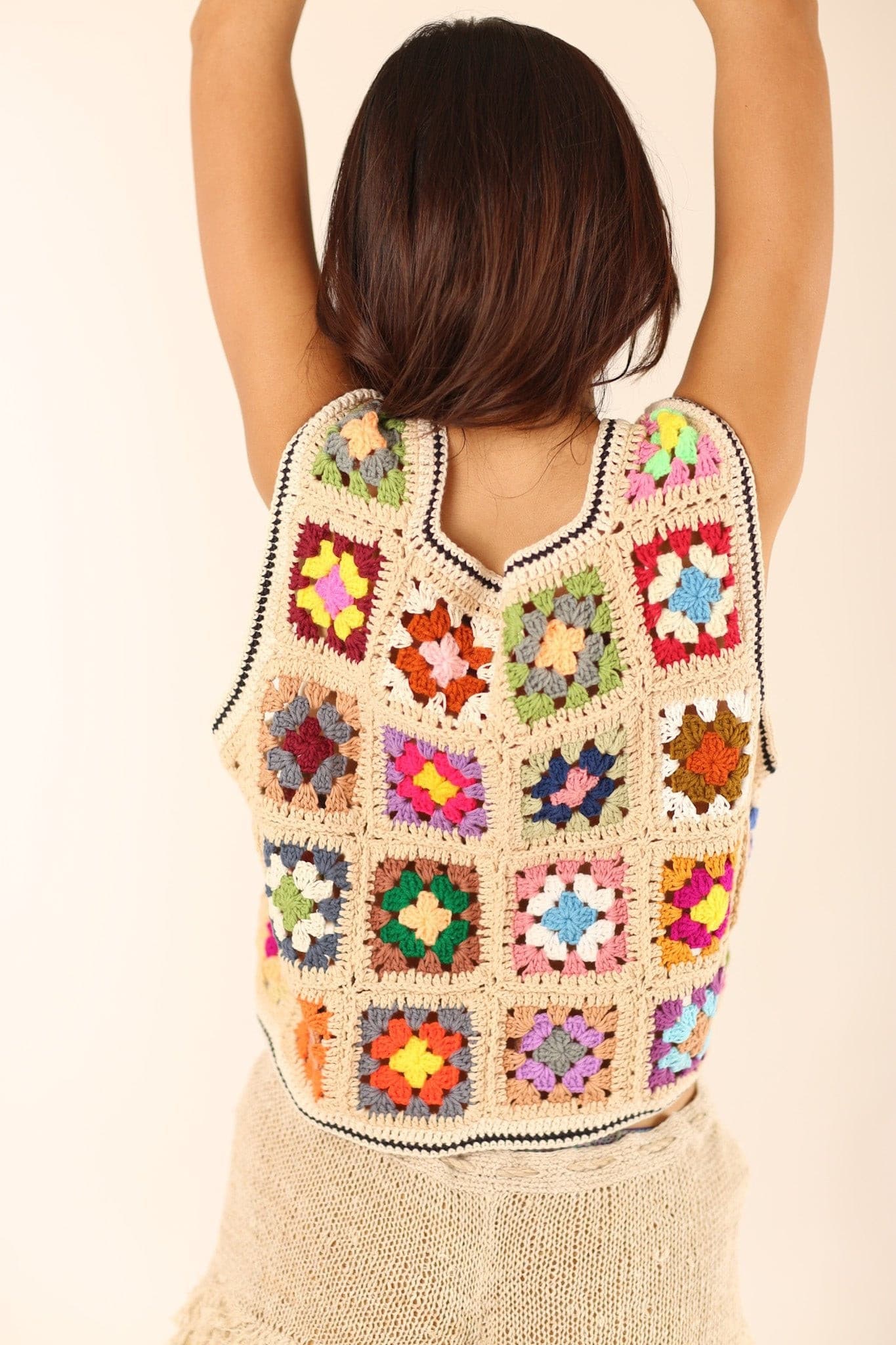 CROCHET VEST JULIE - BANGKOK TAILOR CLOTHING STORE - HANDMADE CLOTHING