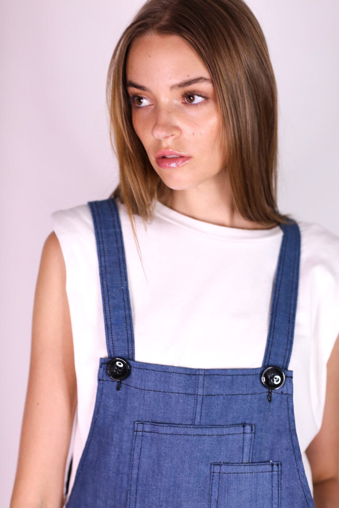 DENIM JUMPSUIT BREE - BANGKOK TAILOR CLOTHING STORE - HANDMADE CLOTHING