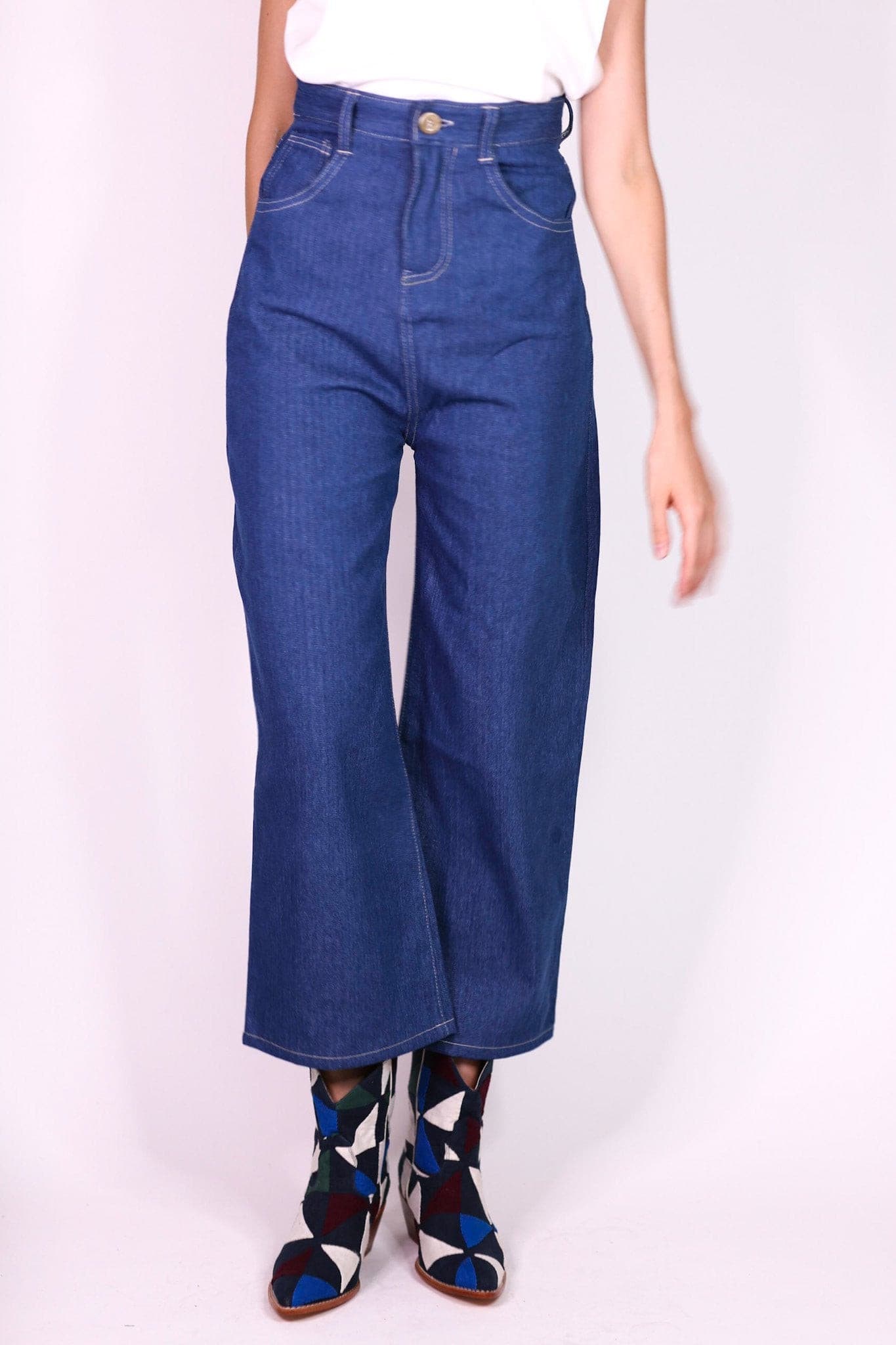 DENIM PANTS HILLARY - BANGKOK TAILOR CLOTHING STORE - HANDMADE CLOTHING