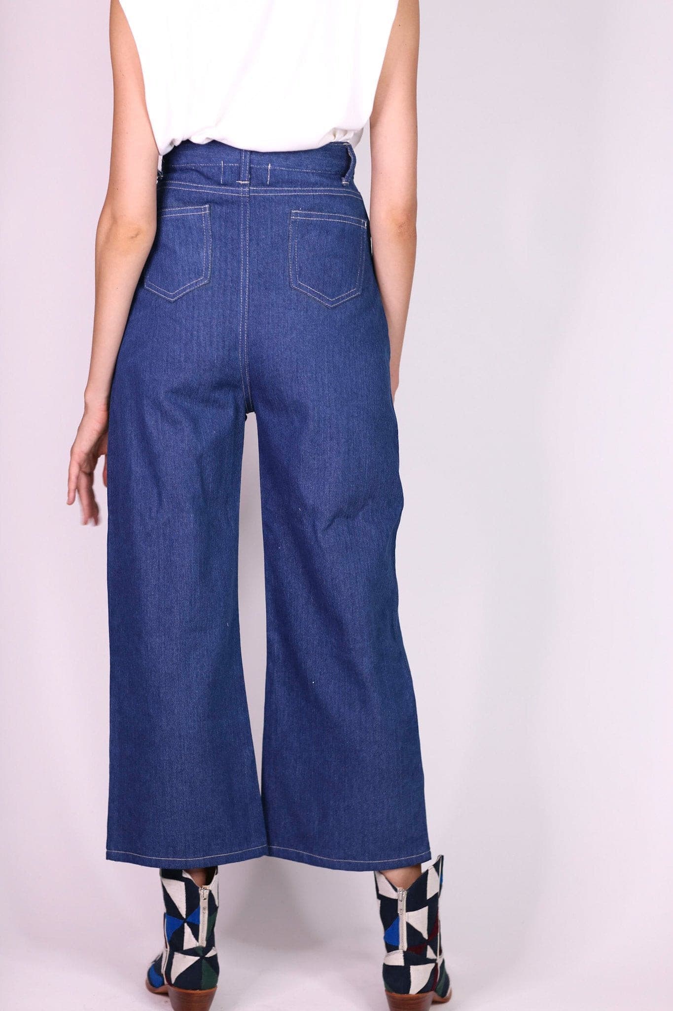 DENIM PANTS HILLARY - BANGKOK TAILOR CLOTHING STORE - HANDMADE CLOTHING