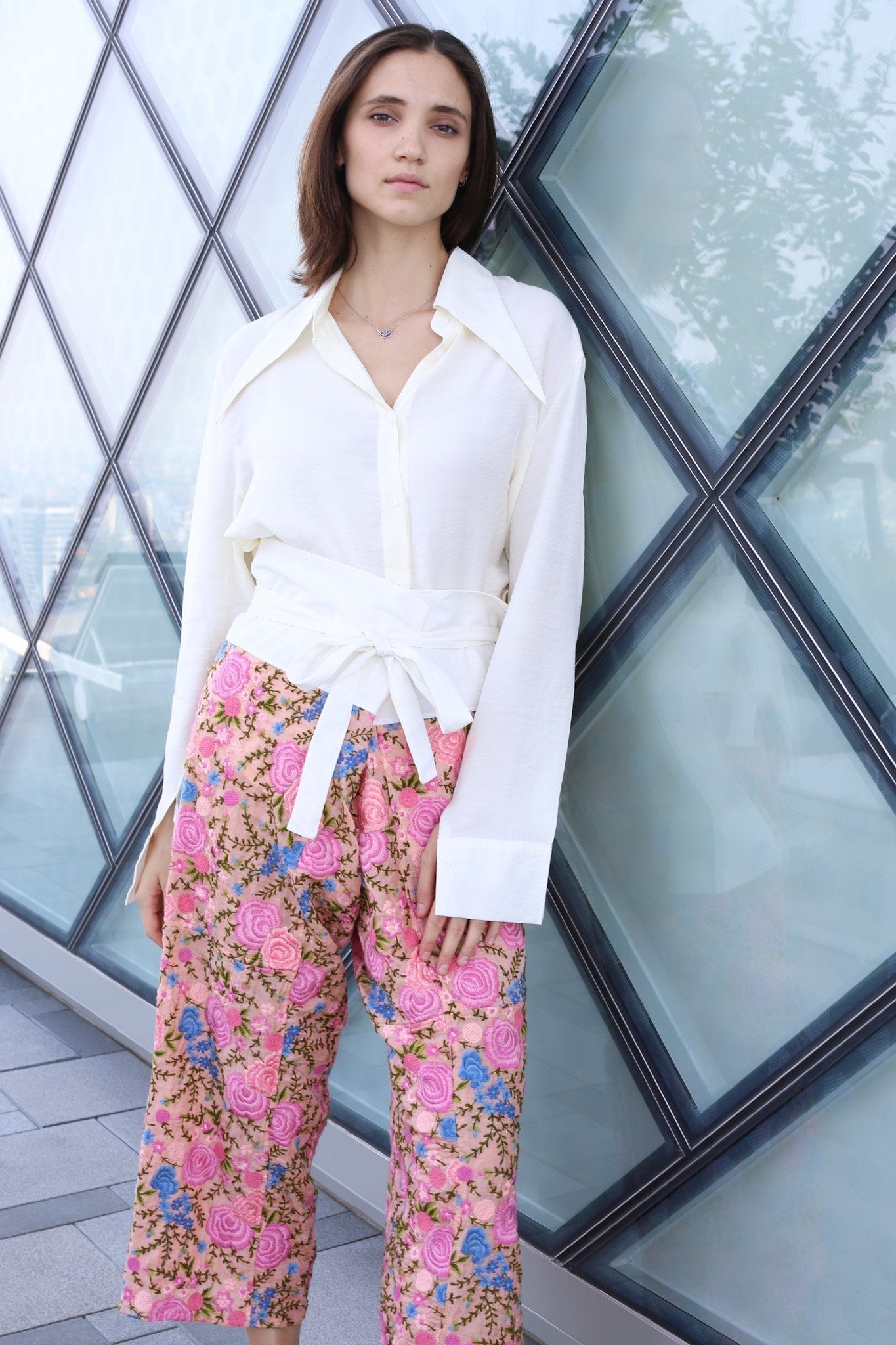 EMBROIDERED FISHERMAN TROUSER PANTS LISA - BANGKOK TAILOR CLOTHING STORE - HANDMADE CLOTHING