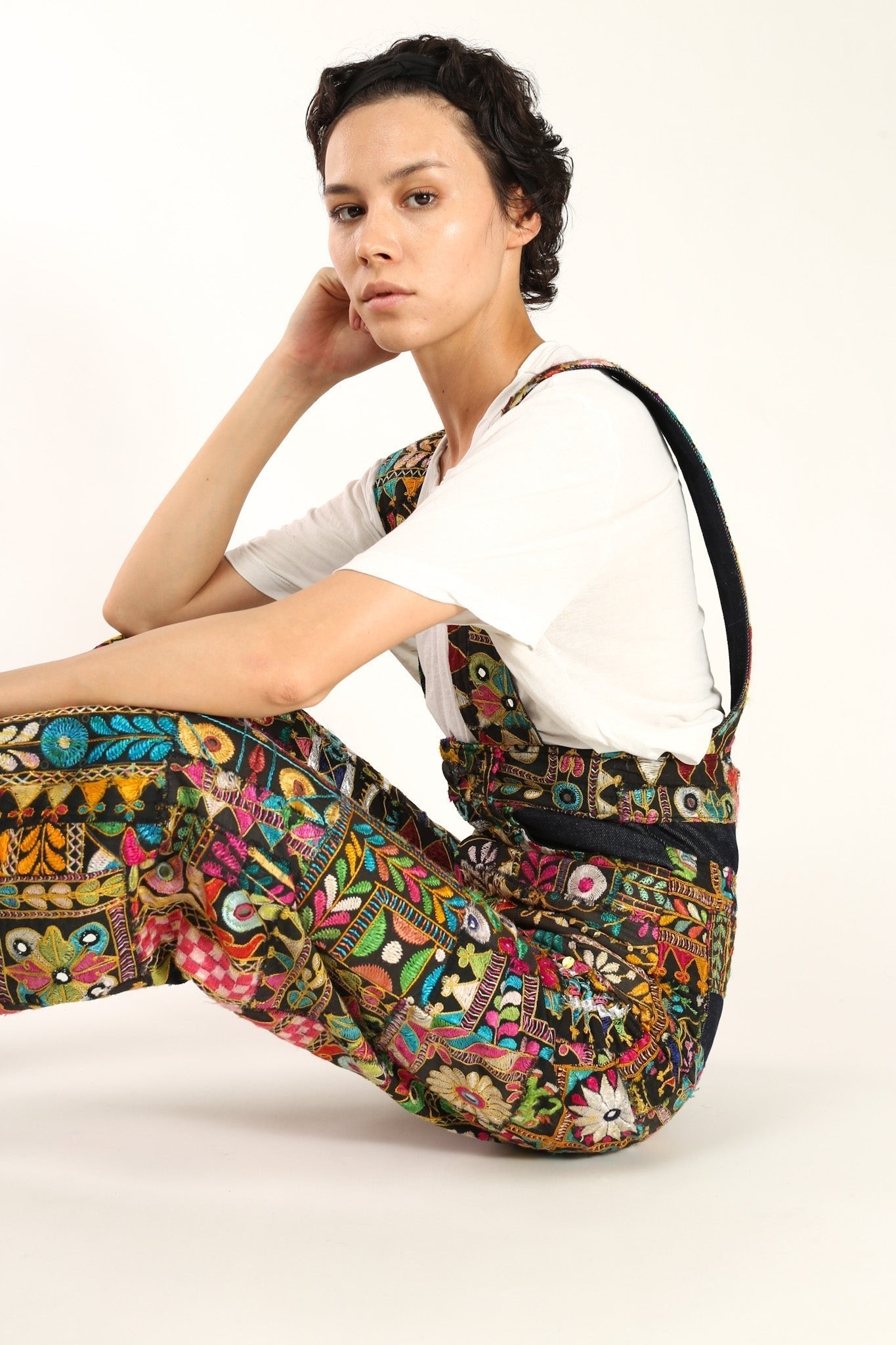 EMBROIDERED PATCHWORK JUMPSUIT HENRY - BANGKOK TAILOR CLOTHING STORE - HANDMADE CLOTHING