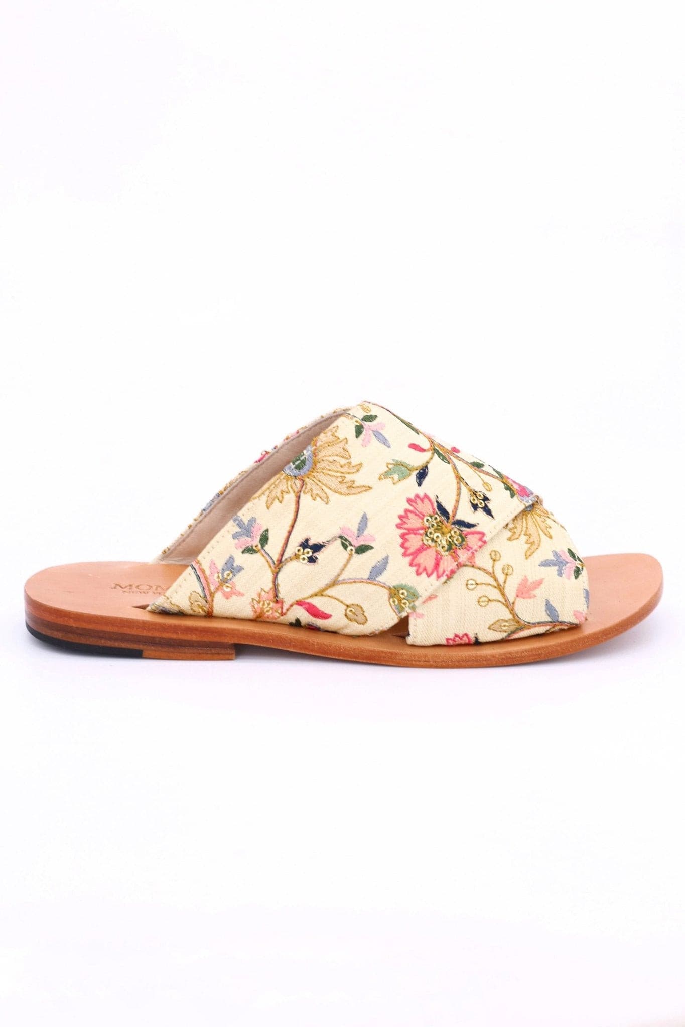 EMBROIDERED SANDALS DAISY - BANGKOK TAILOR CLOTHING STORE - HANDMADE CLOTHING