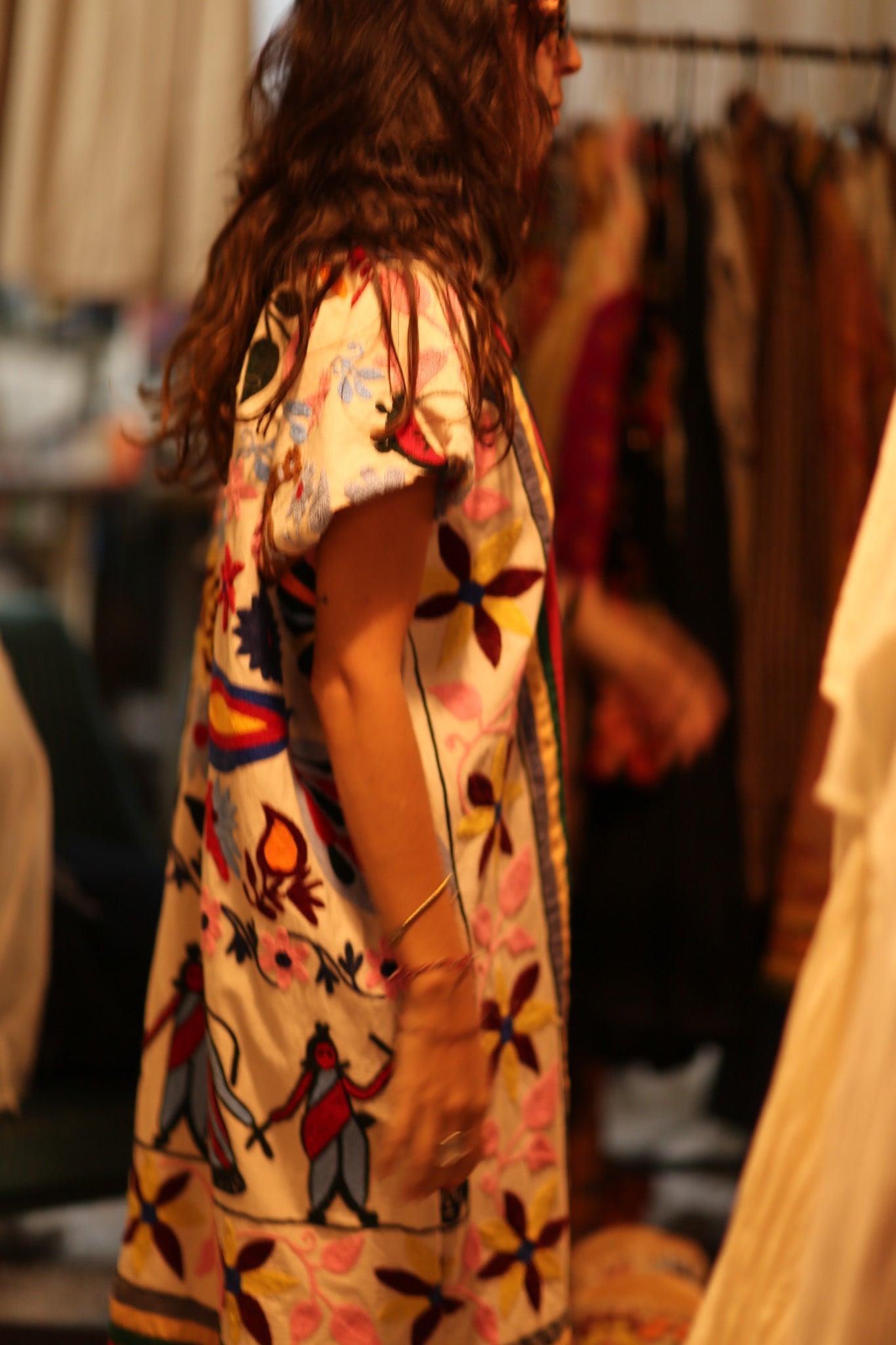 EMBROIDERED TRIBAL KIMONO LIOU - BANGKOK TAILOR CLOTHING STORE - HANDMADE CLOTHING