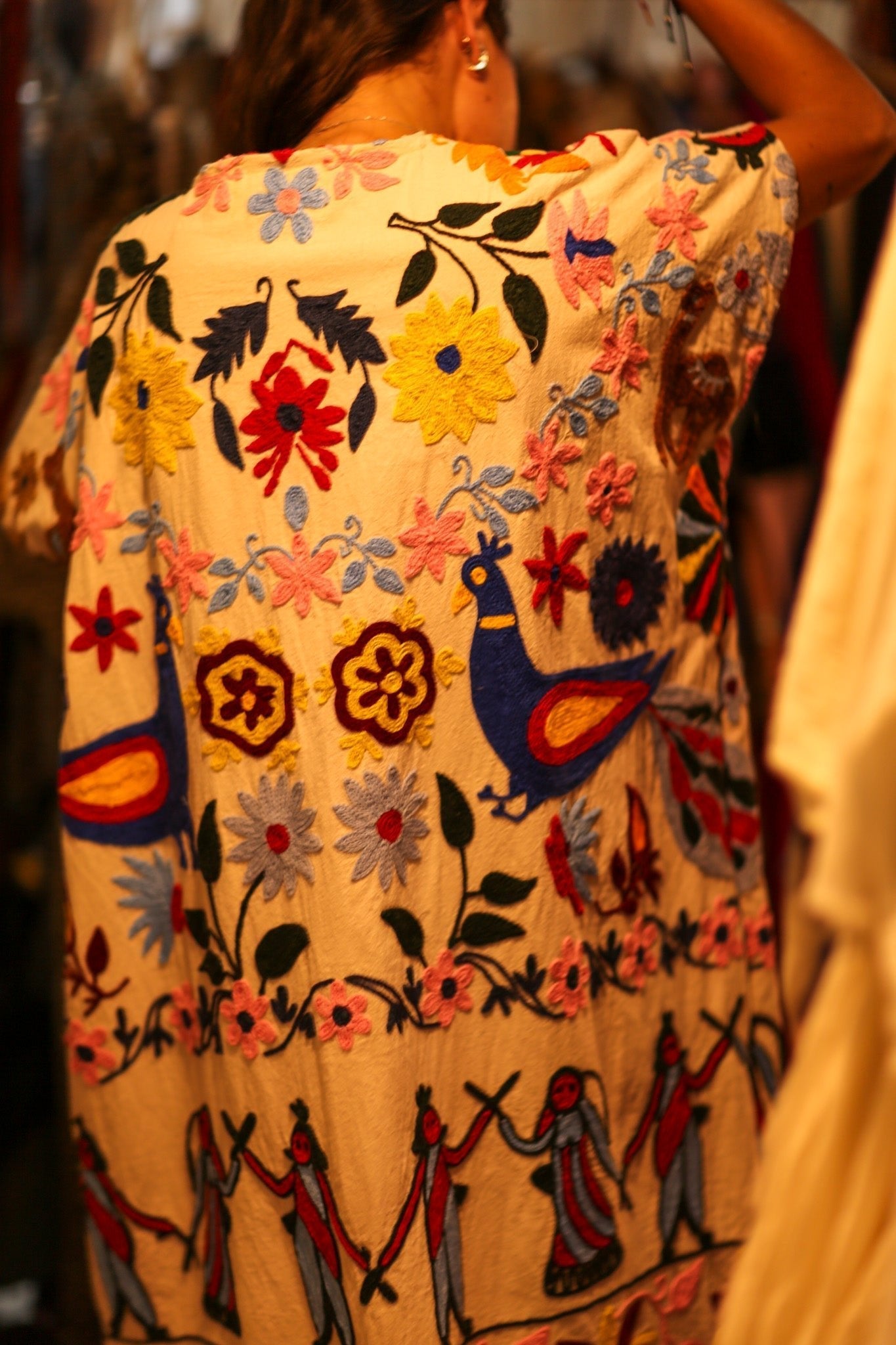 EMBROIDERED TRIBAL KIMONO LIOU - BANGKOK TAILOR CLOTHING STORE - HANDMADE CLOTHING