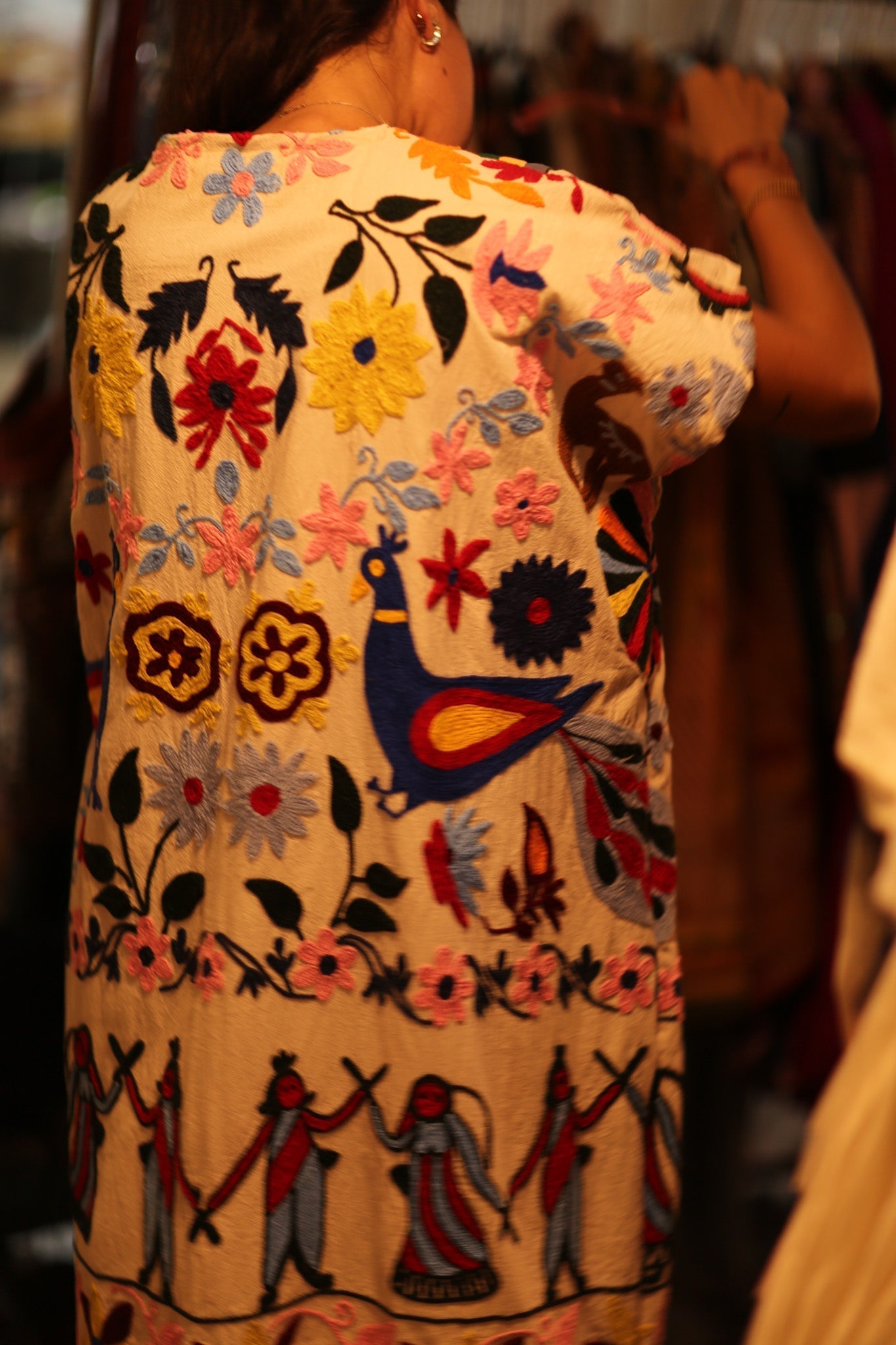 EMBROIDERED TRIBAL KIMONO LIOU - BANGKOK TAILOR CLOTHING STORE - HANDMADE CLOTHING