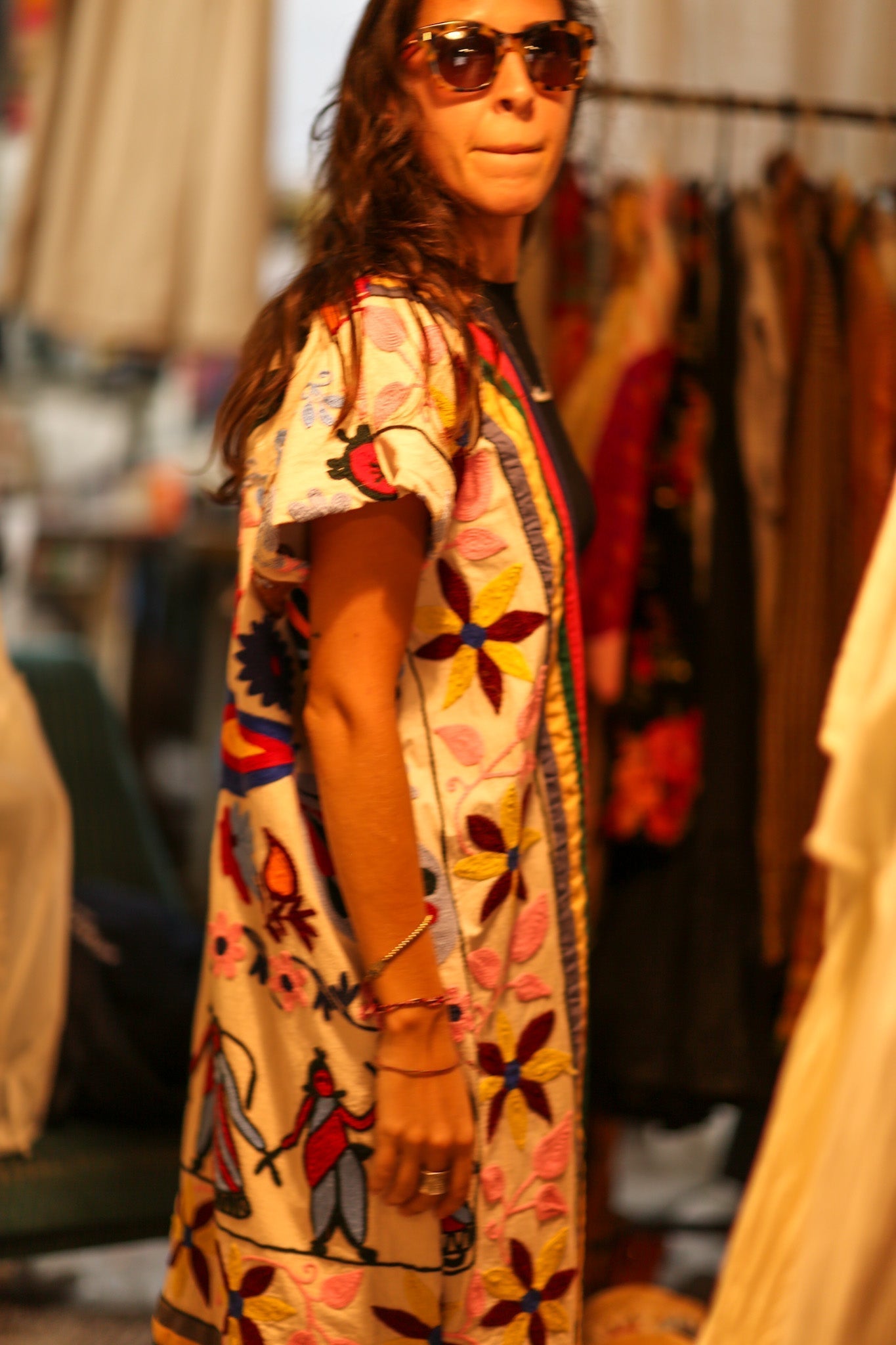 EMBROIDERED TRIBAL KIMONO LIOU - BANGKOK TAILOR CLOTHING STORE - HANDMADE CLOTHING