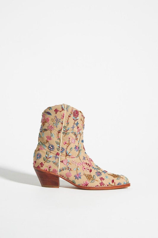 EMBROIDERED WESTERN BOOTS SUSAN X ANTHROPOLOGIE - BANGKOK TAILOR CLOTHING STORE - HANDMADE CLOTHING