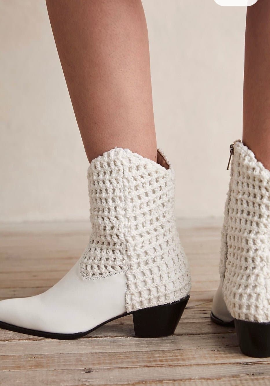 HAND CROCHET BOOTS NENNA - BANGKOK TAILOR CLOTHING STORE - HANDMADE CLOTHING