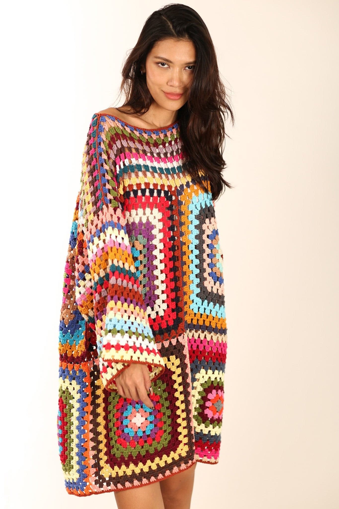 HAND CROCHET KAFTAN RAJA - BANGKOK TAILOR CLOTHING STORE - HANDMADE CLOTHING