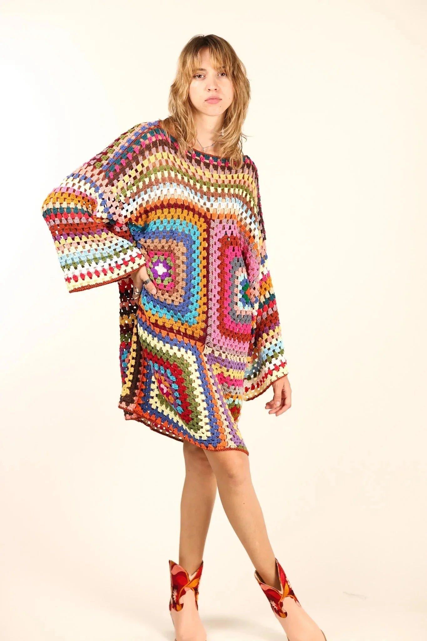 HAND CROCHET KAFTAN RAJA - BANGKOK TAILOR CLOTHING STORE - HANDMADE CLOTHING