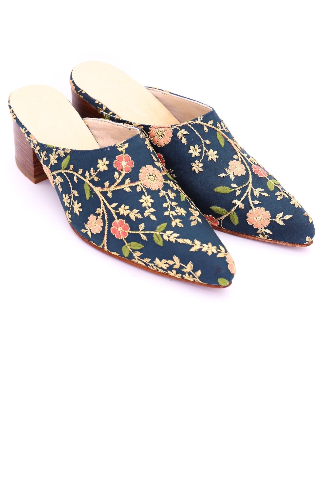 HEELED MULES MOMO X ANTHROPOLOGIE - BANGKOK TAILOR CLOTHING STORE - HANDMADE CLOTHING