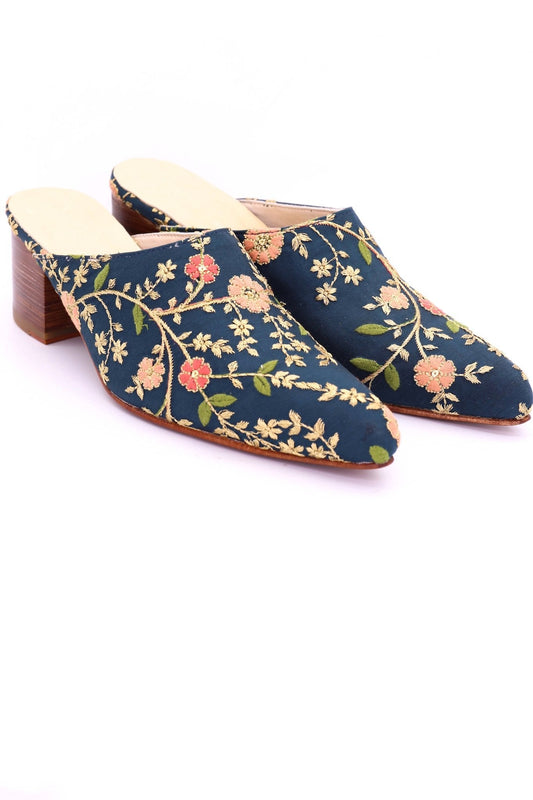 HEELED MULES MOMO X ANTHROPOLOGIE - BANGKOK TAILOR CLOTHING STORE - HANDMADE CLOTHING